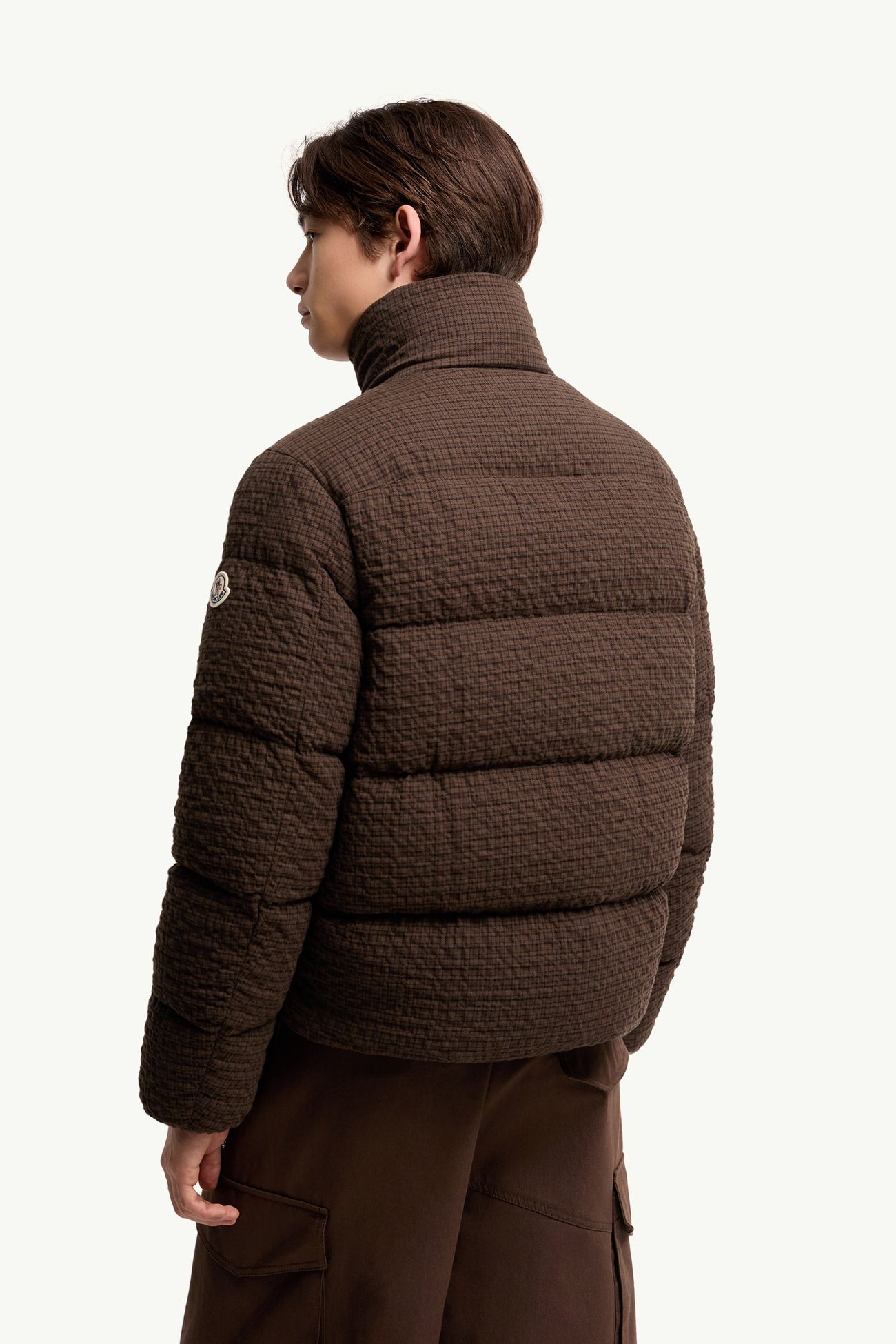 Plumífero de franela de algodón Oronte Hombre Marrón Moncler 4