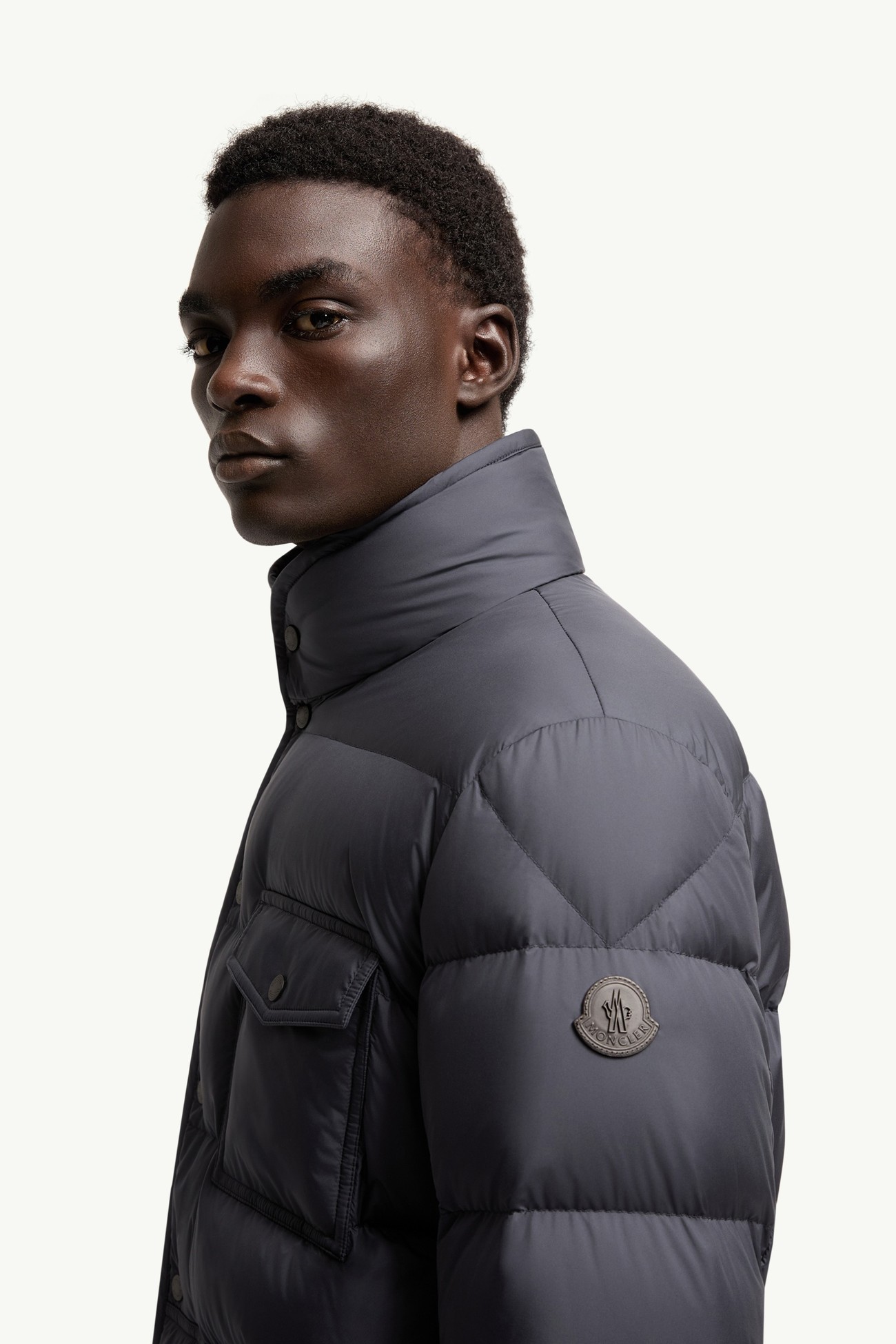 Piumino corto Tygid con cappuccio Uomo Blu Scuro Moncler 1