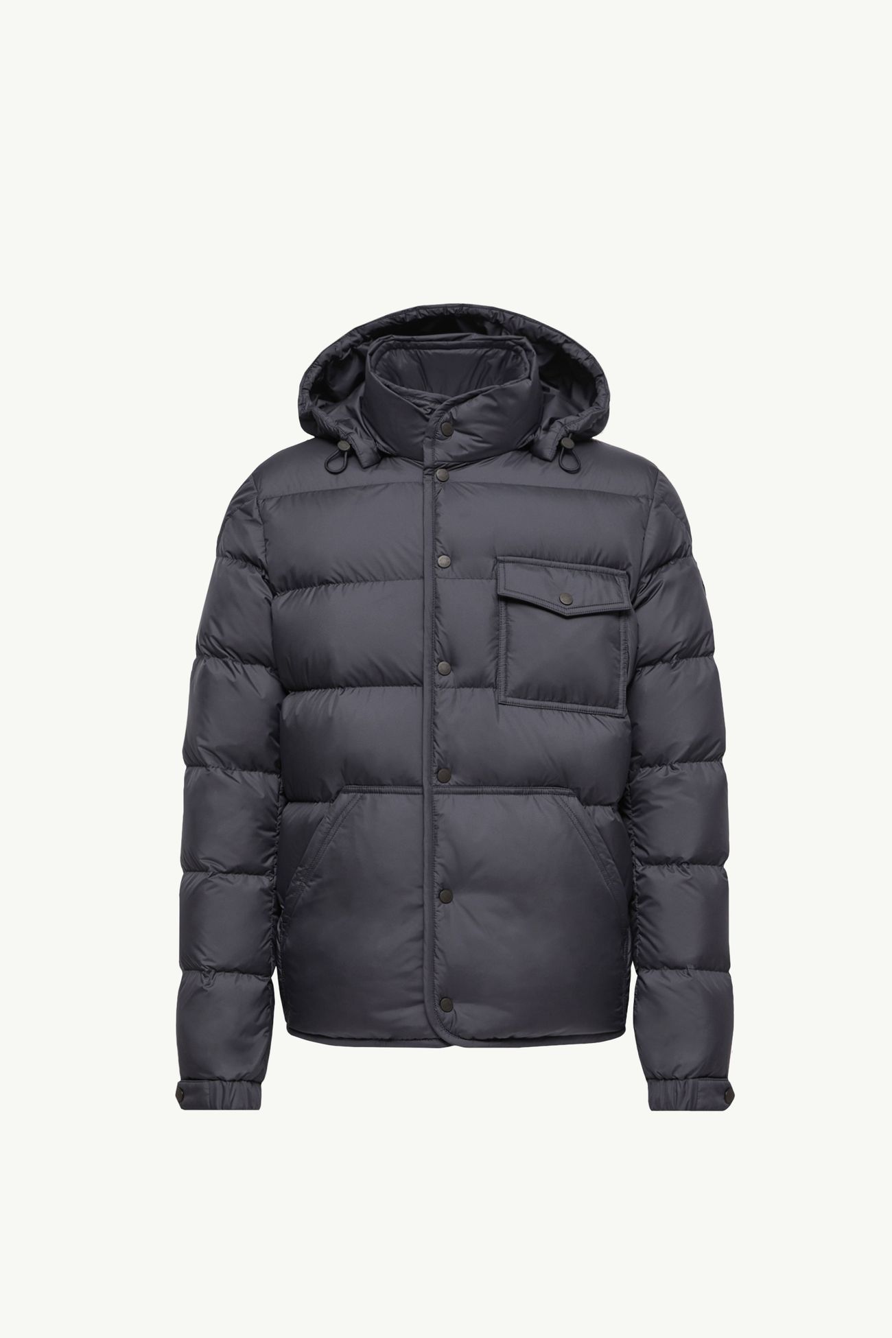 Tygid Hooded Short Down Jacket Men Dark Blue Moncler 2