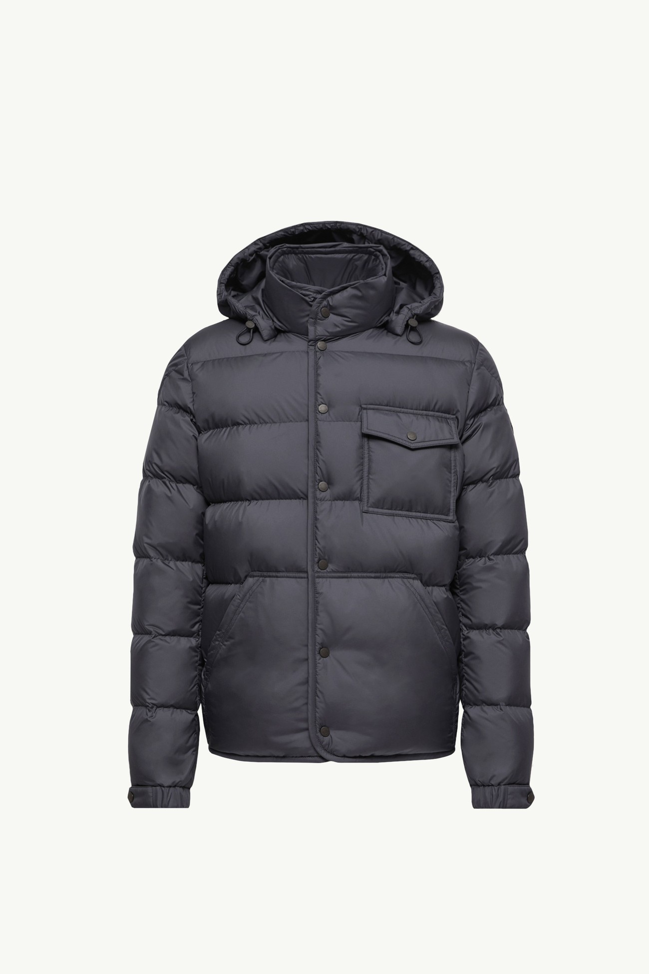 Tygid Hooded Short Down Jacket Men Dark Blue Moncler 2