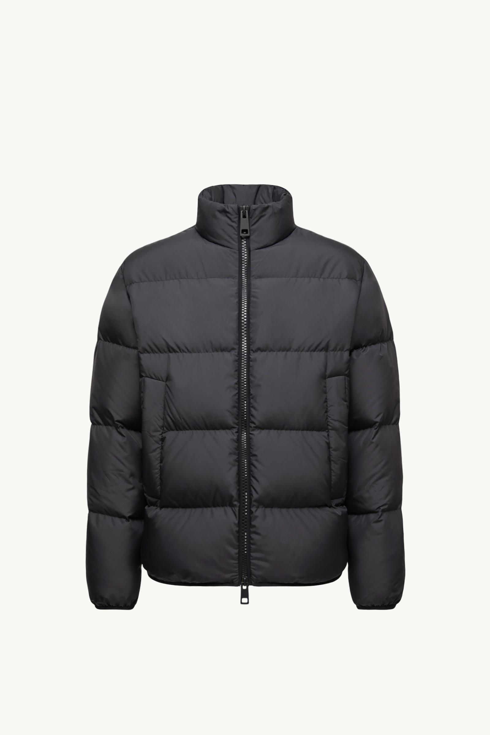 Black Erterle Short Down Jacket - Short Down Jackets for Men