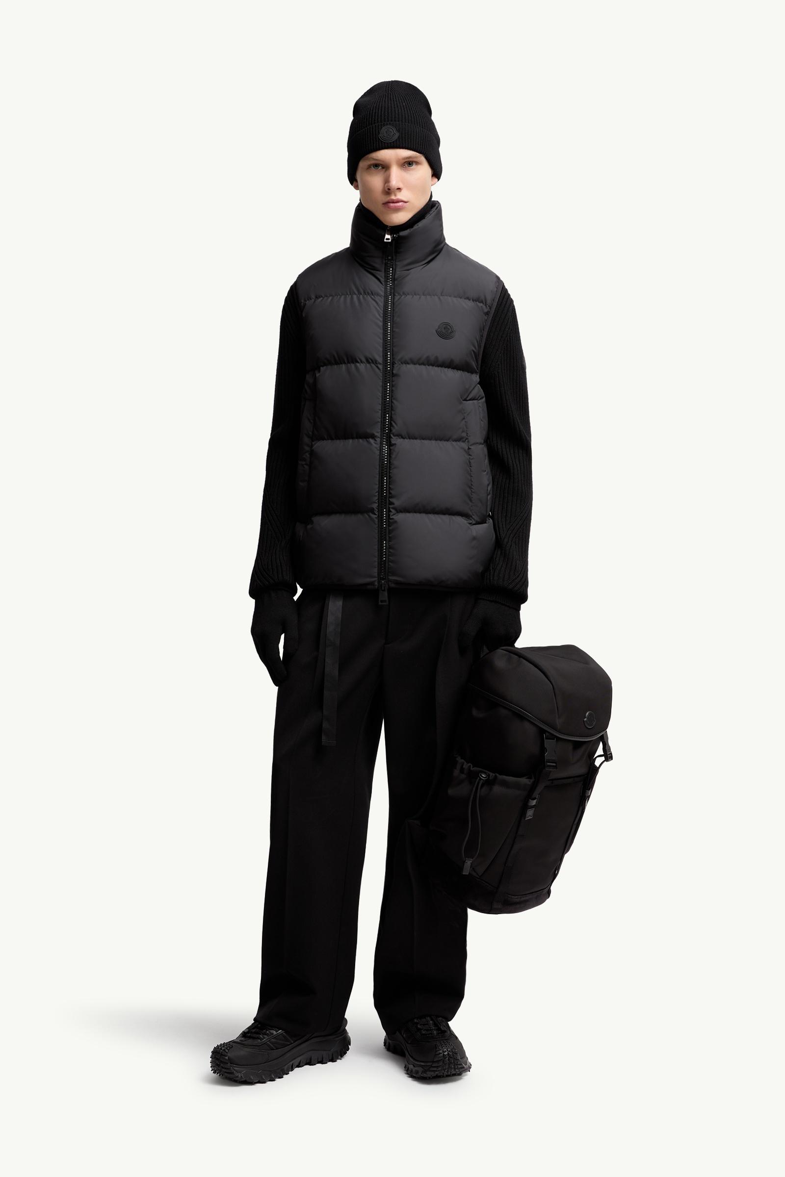 Black Gabas Down Vest - Vests for Men | Moncler US