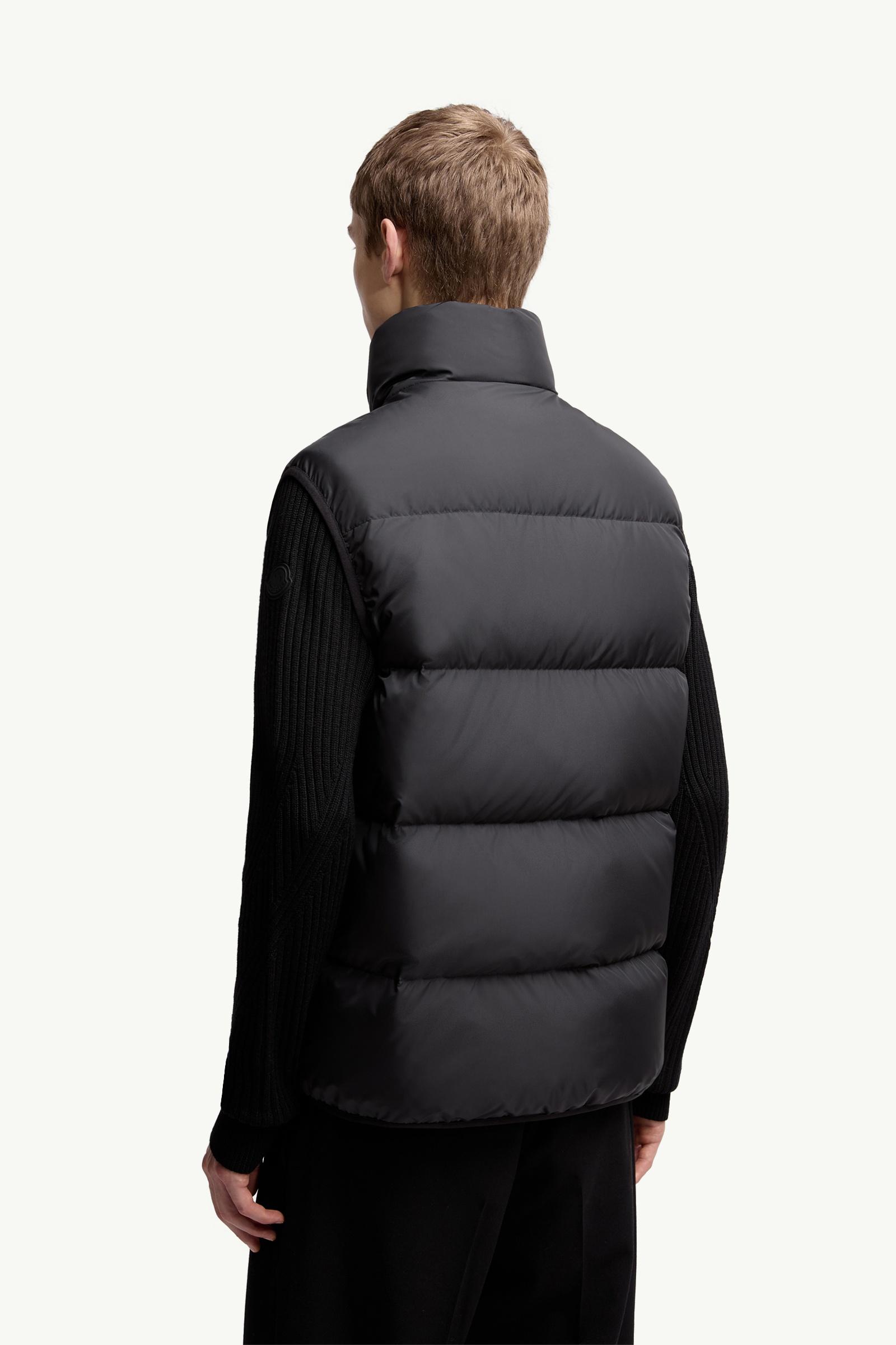 Black Gabas Down Vest - Vests for Men | Moncler US