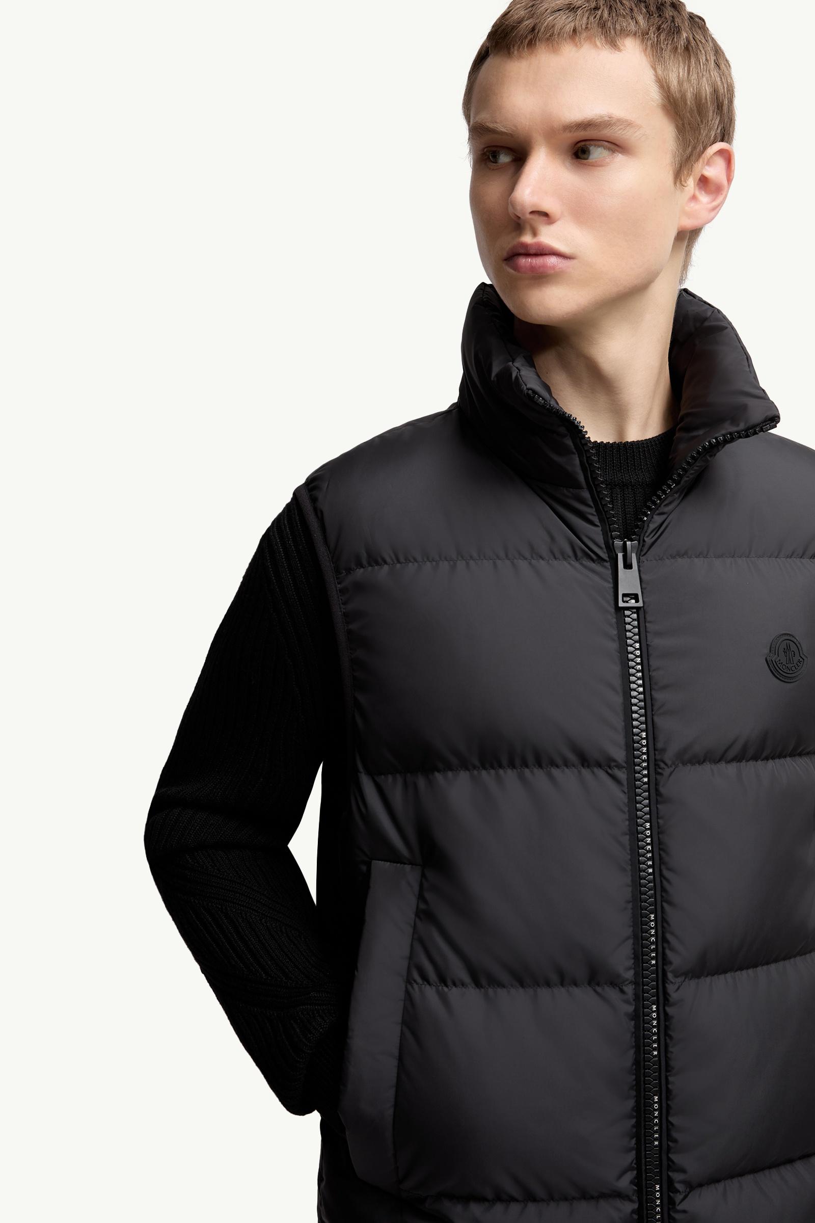 Black Gabas Down Vest - Vests for Men | Moncler US