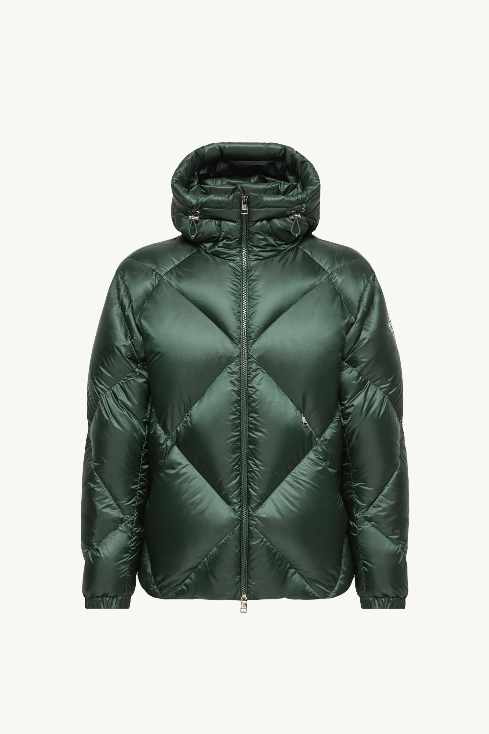 Valclaire rautenförmig gesteppte Daunenjacke mit Kapuze Herren Dunkelgrün Moncler, 1 of 0