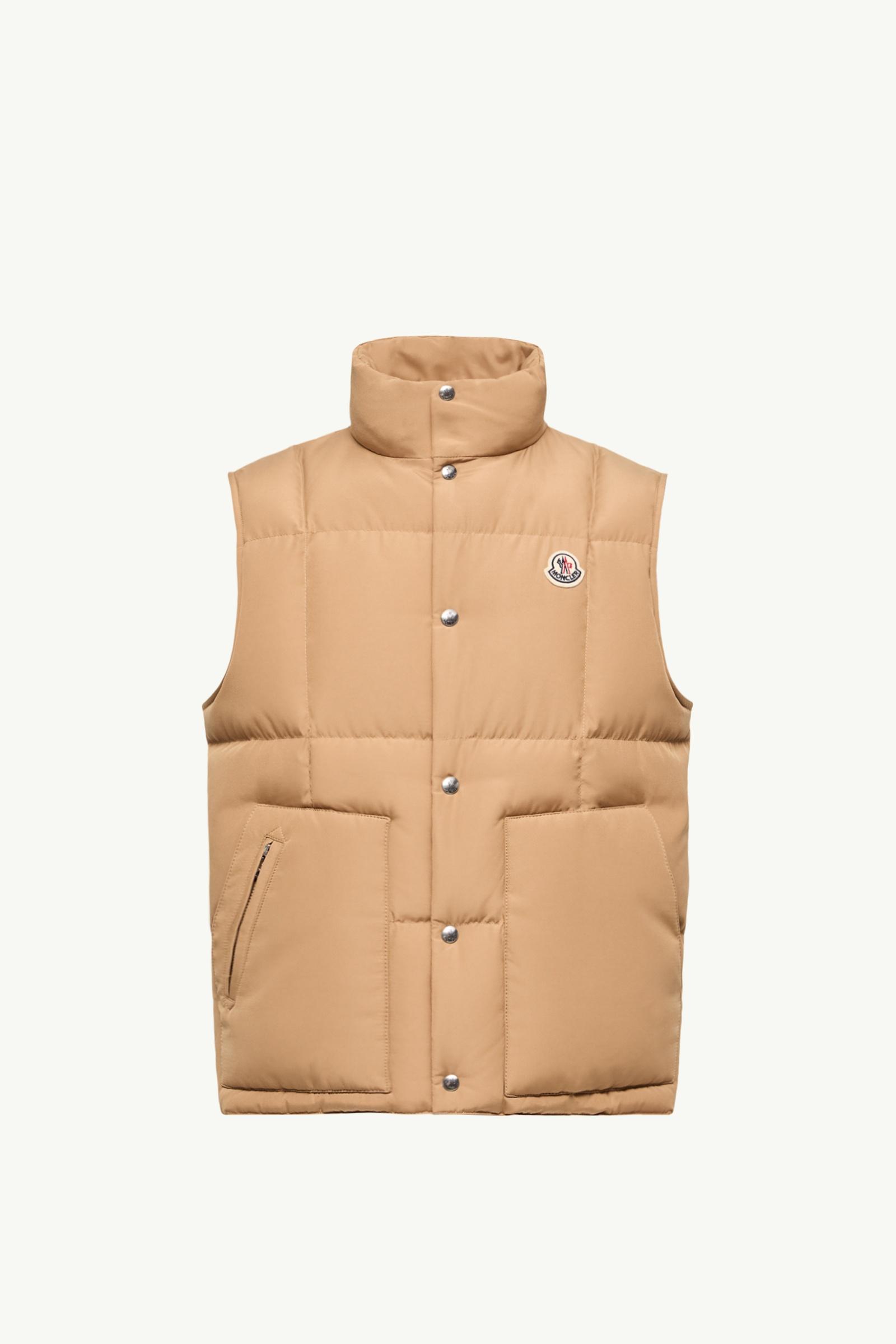 Brumelune kurze Daunenweste Herren Beige Moncler, 1 of 0