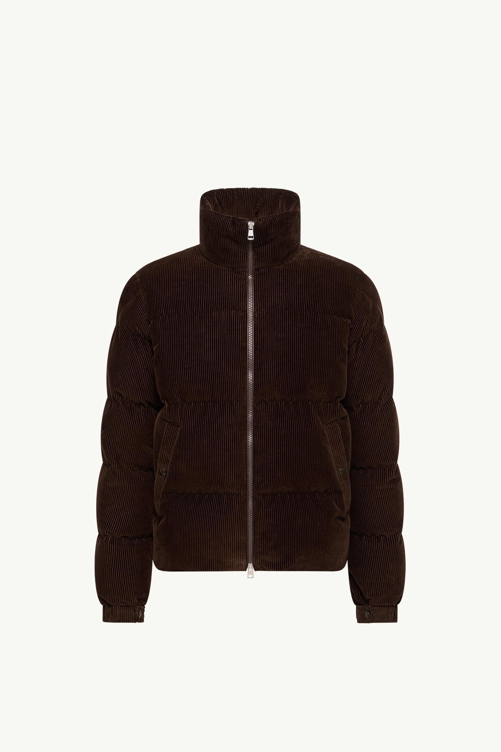 Esparron kurze Daunenjacke aus Cord Herren Braun Moncler, 1 of 0
