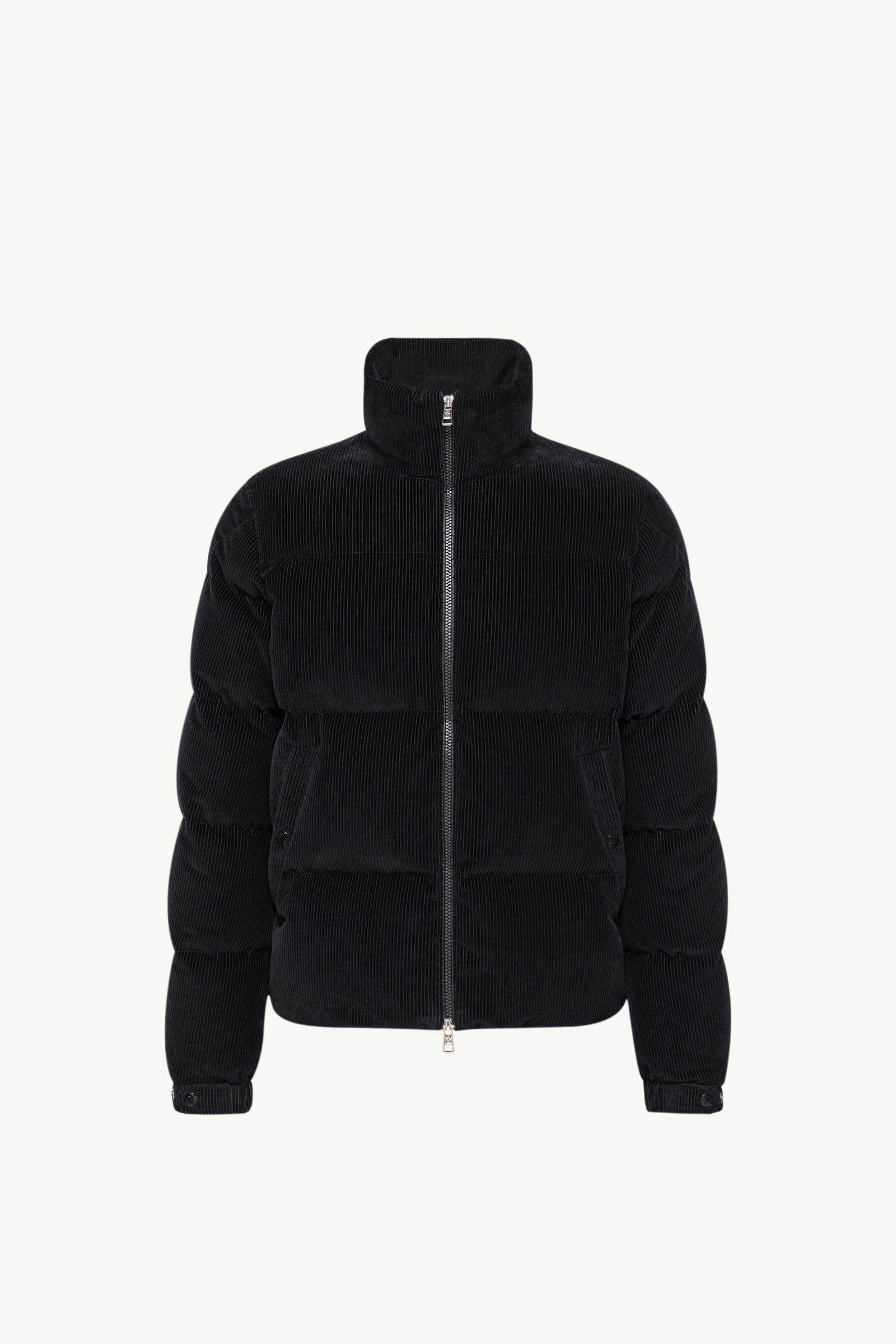 Esparron kurze Daunenjacke aus Cord Herren Dunkelblau Moncler, 1 of 0