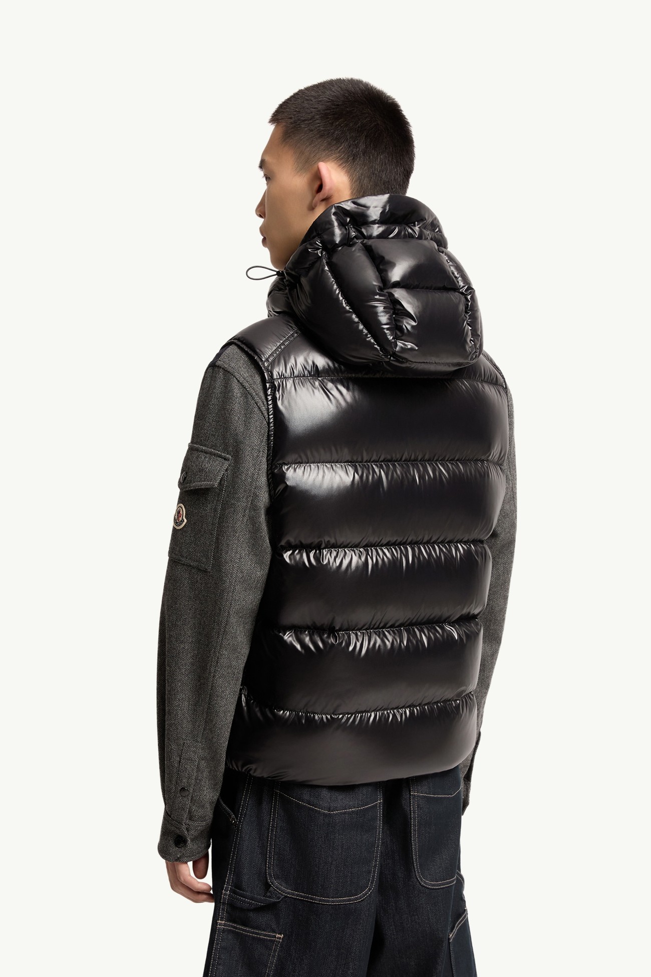 Bormes Hooded Down Gilet Men Black Moncler 4