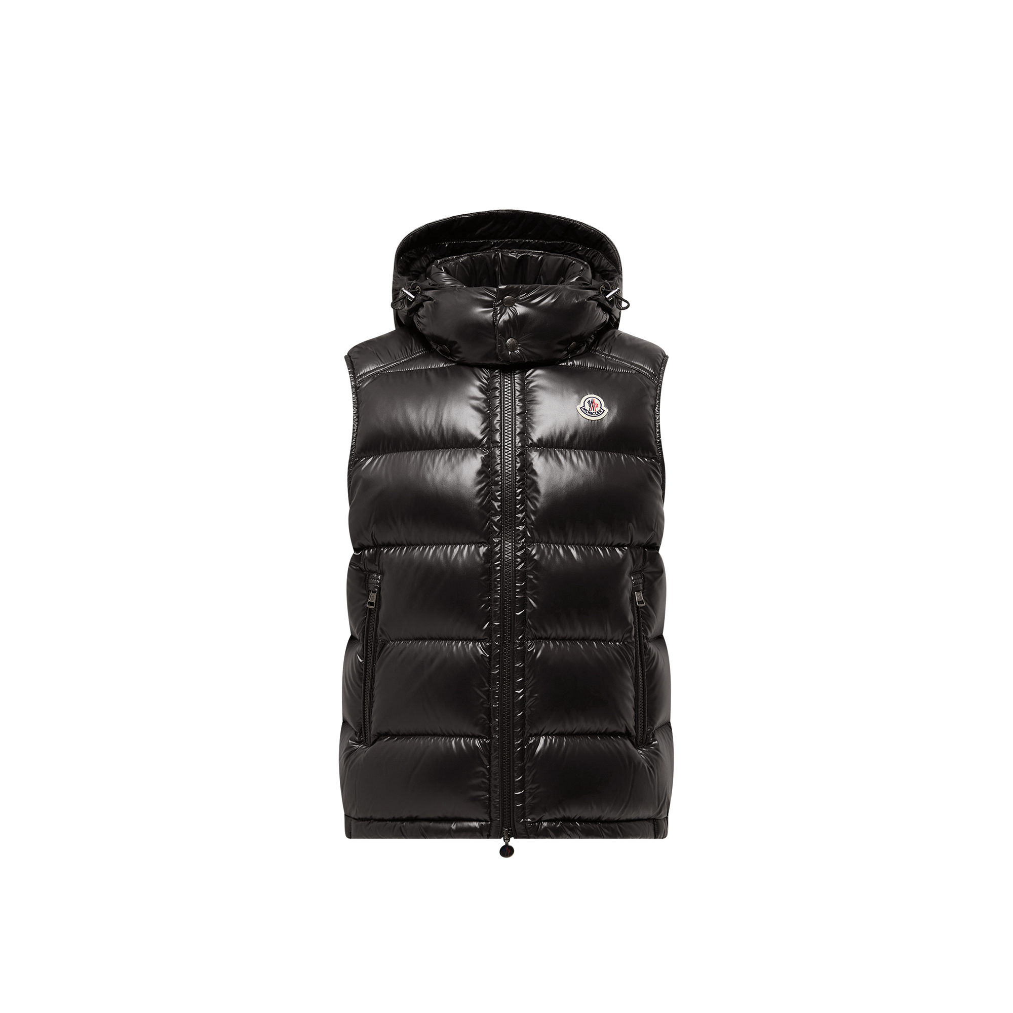 Moncler   Bormes Hooded Down Gilet for Men in Black, Size: 46