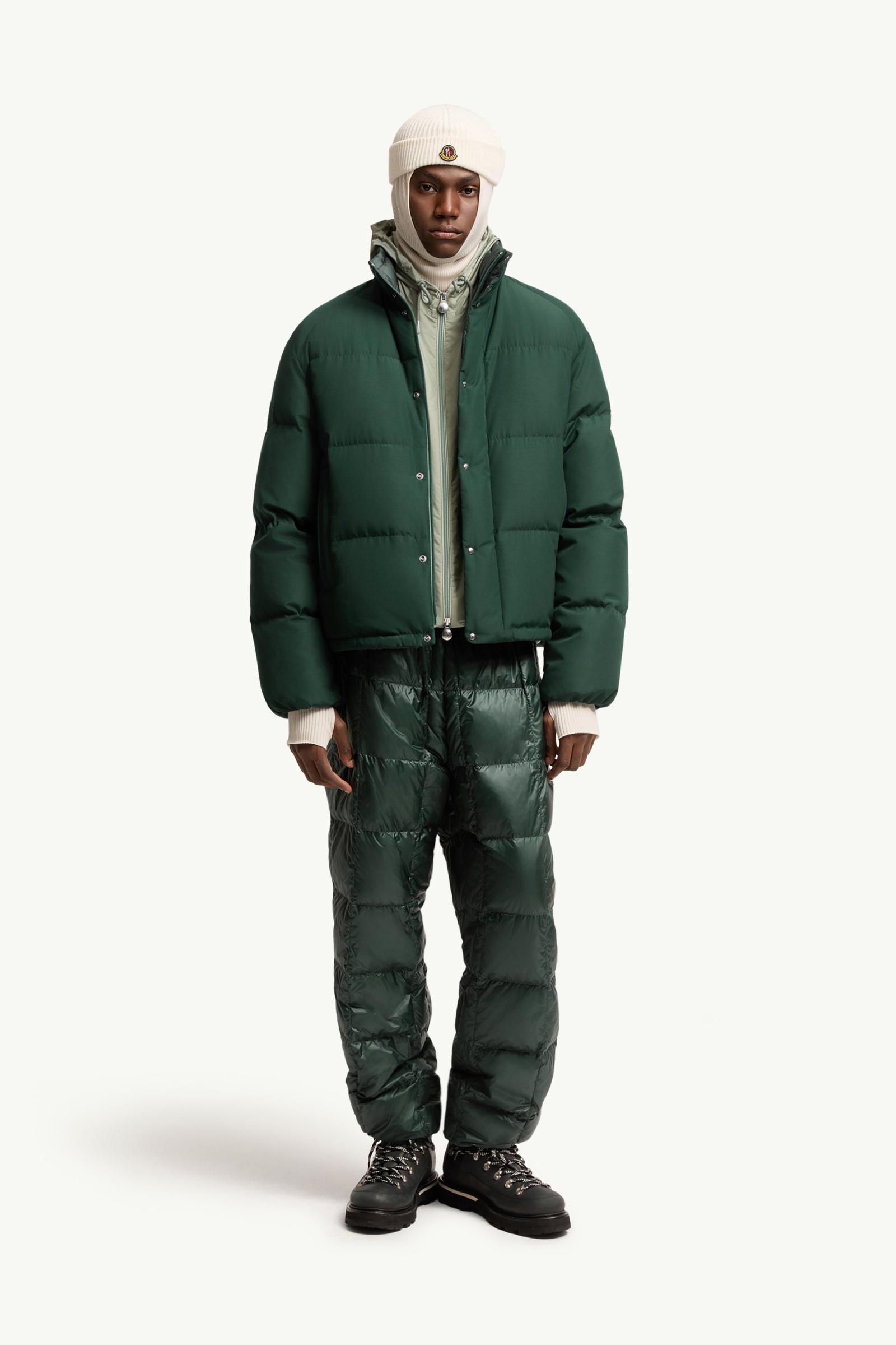 Dark Green Verone Short Down Jacket - Moncler Re/Icons for Men for