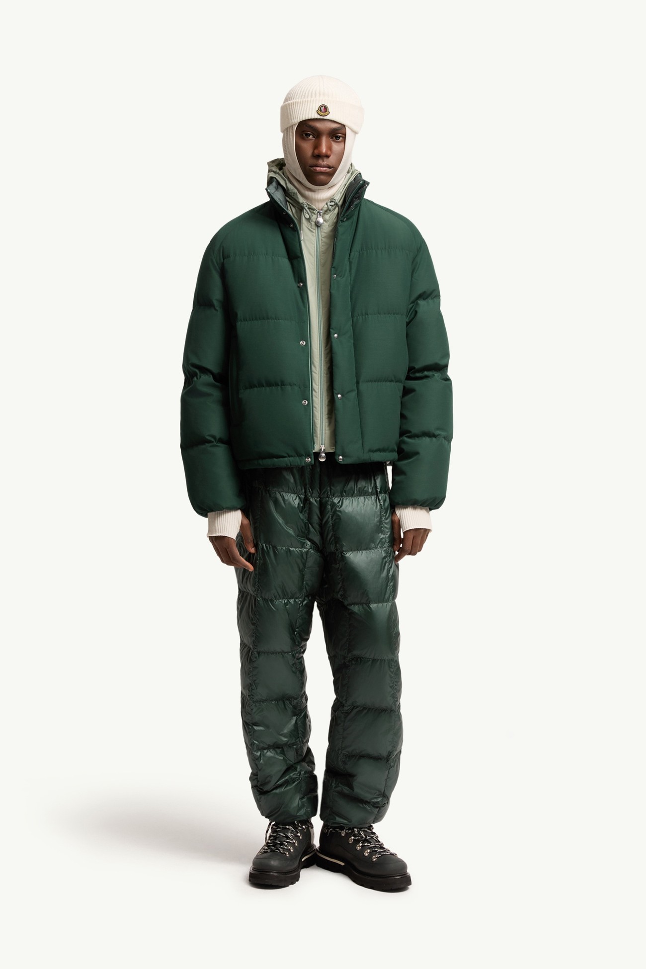 Verone短身羽絨外套 男士 深綠色 Moncler 0