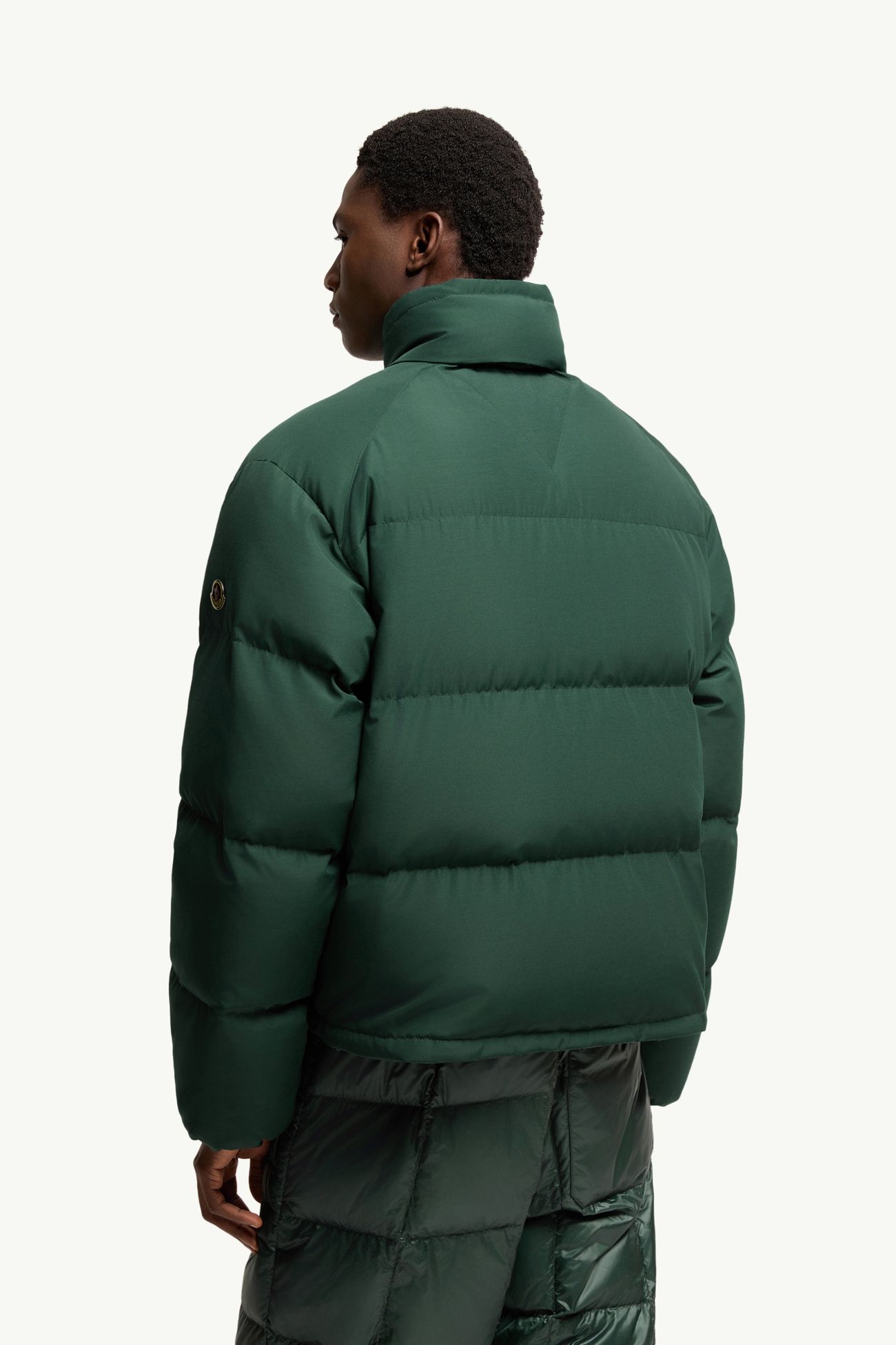 Verone kurze Daunenjacke Herren Dunkelgrün Moncler 4