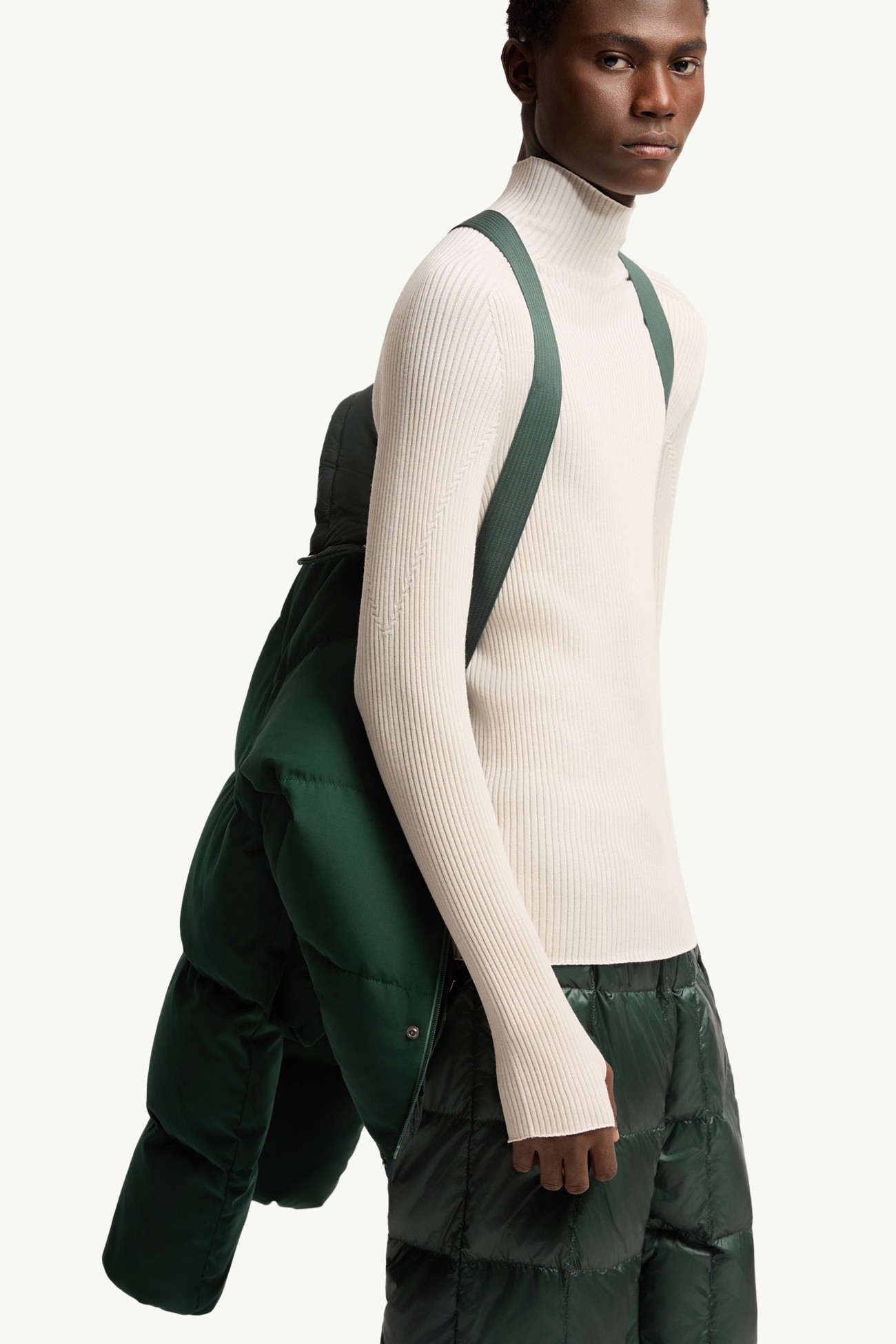 Verone短身羽絨外套 男士 深綠色 Moncler 6