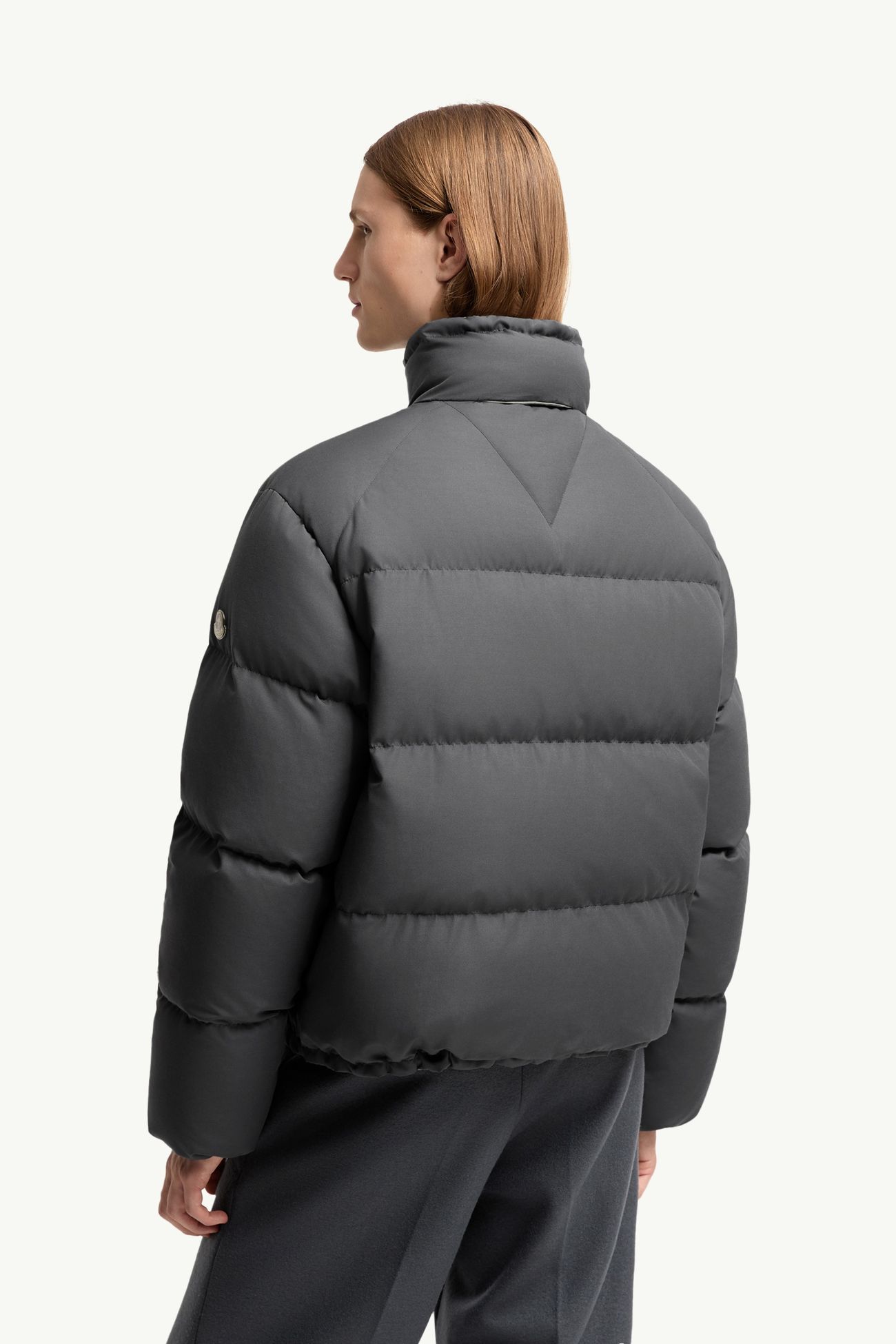 Plumífero corto Verone Hombre Gris oscuro Moncler 4