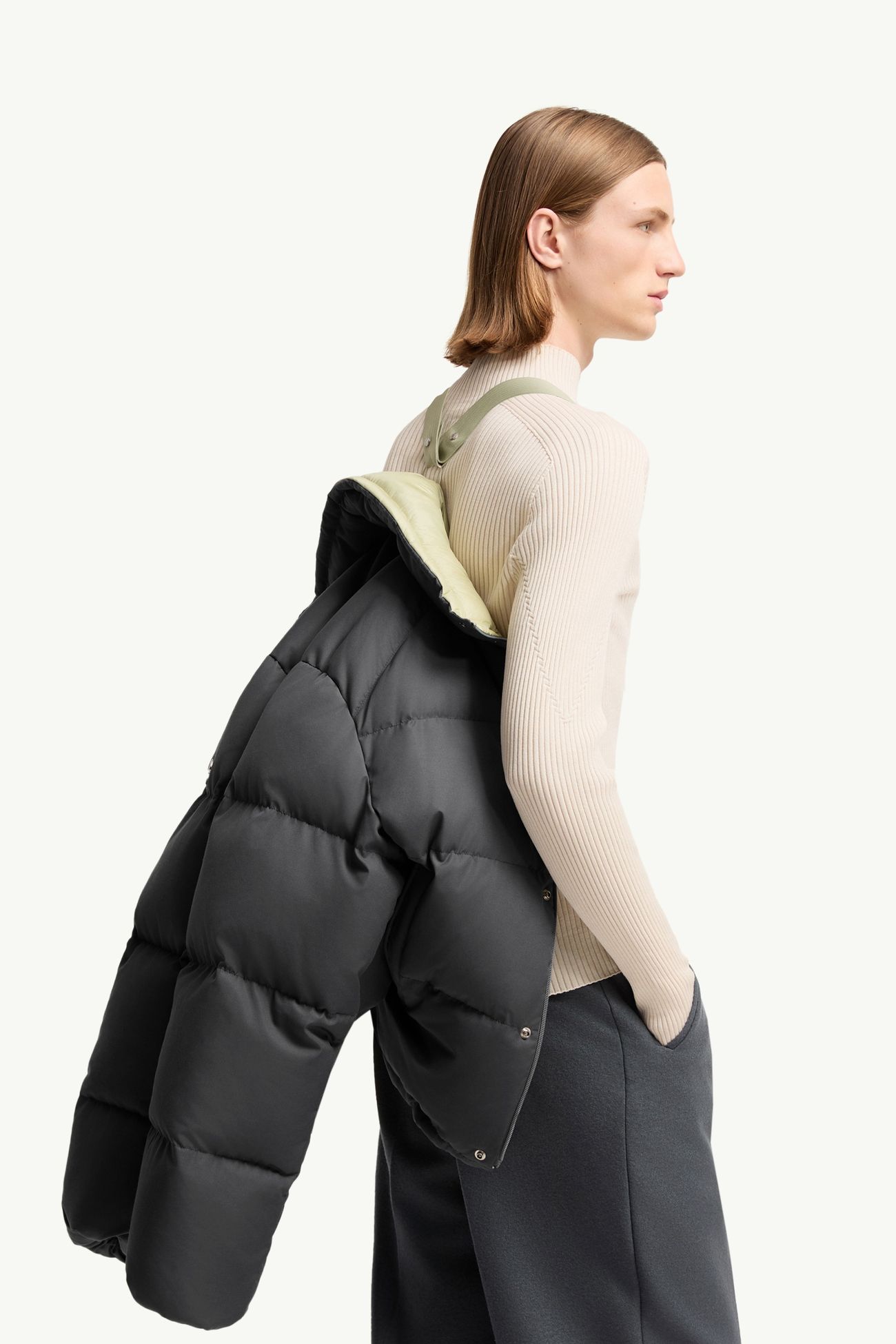 Piumino corto Verone Uomo Grigio Scuro Moncler 6
