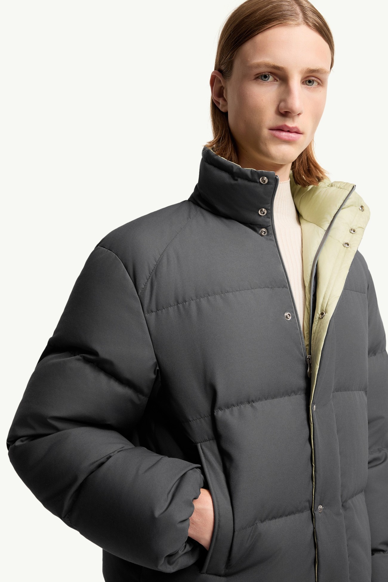 Verone Short Down Jacket Men Dark Gray Moncler 7