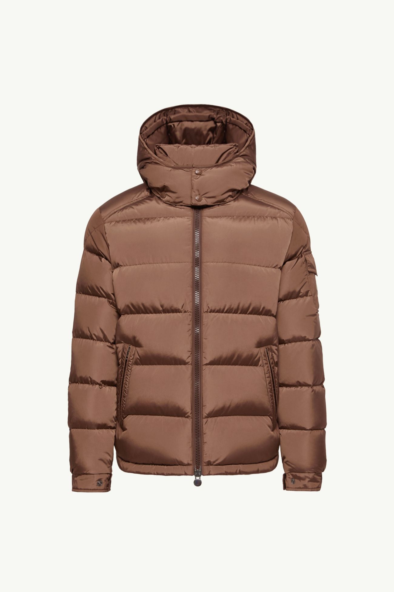 ブラウン Moncler Mayaショートダウンジャケット : ショートダウン 