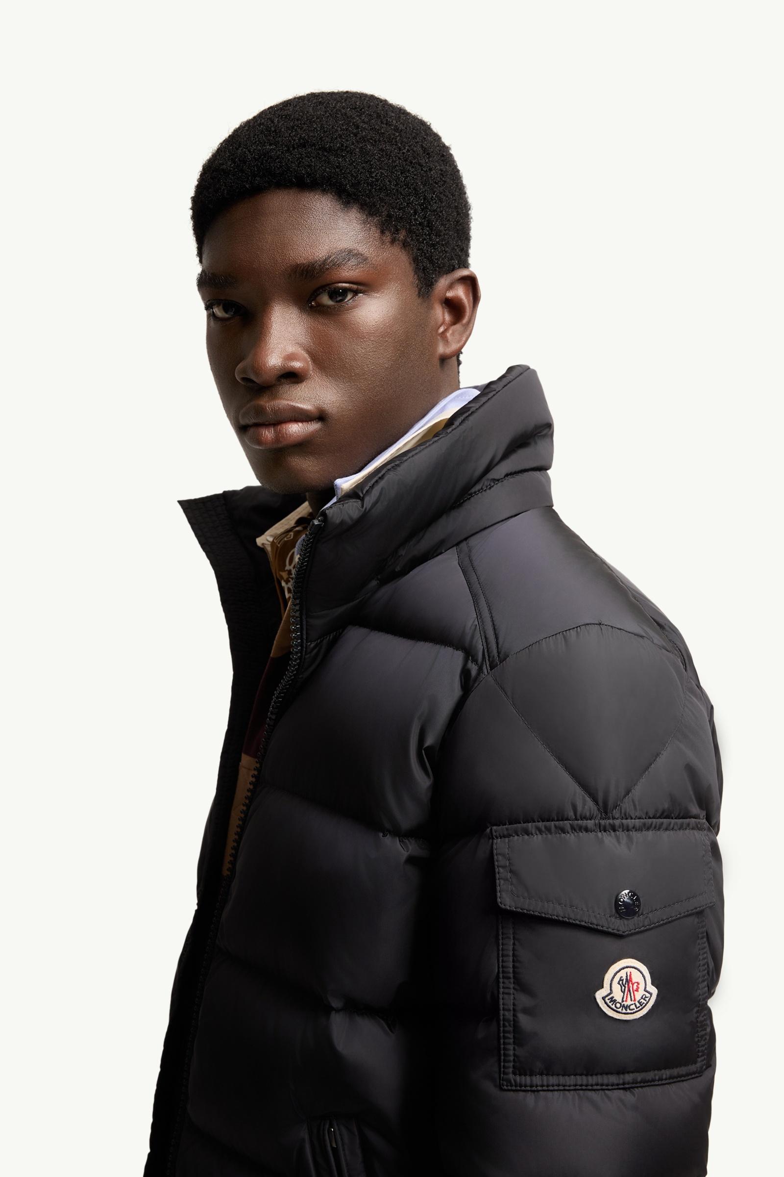 Navy Blue Moncler Maya Matte Short Down Jacket - Short Down