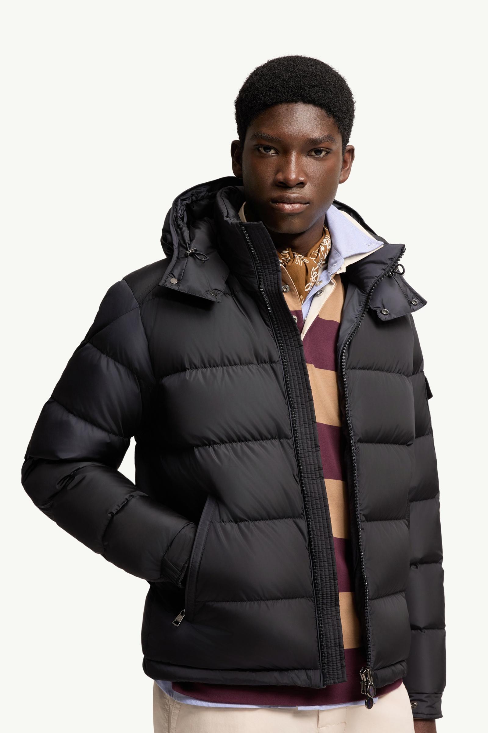 Navy Blue Moncler Maya Matte Short Down Jacket - Short Down