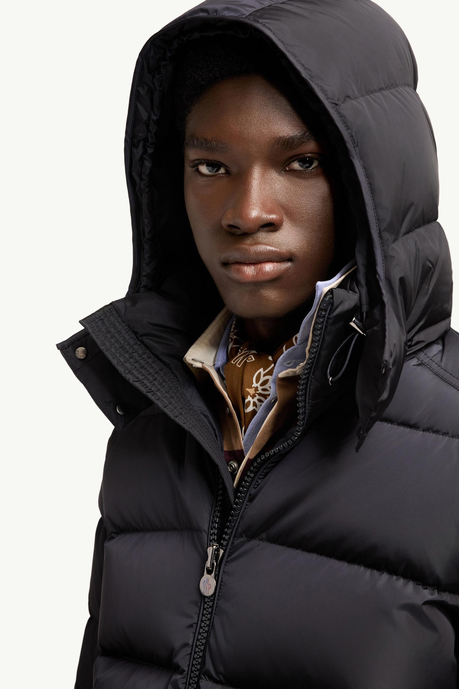 Navy Blue Moncler Maya Matte Short Down Jacket - Short Down