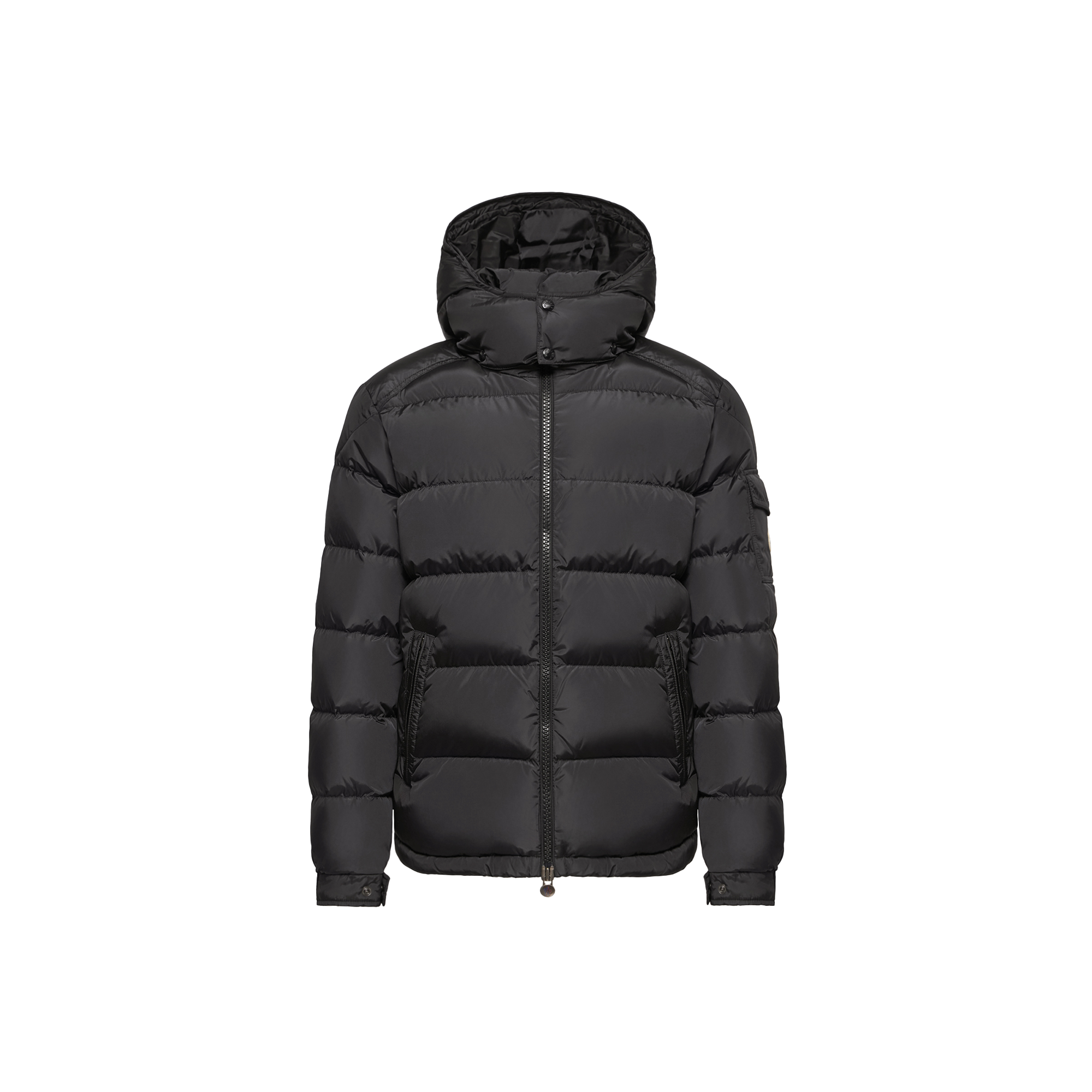 Moncler   Maya Matte Short Down Jacket for Men in Blue, Size: 42