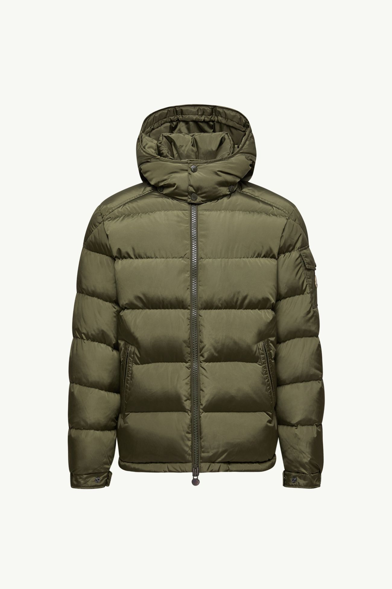 オリーブグリーン Moncler Mayaショートダウンジャケット : ショート 