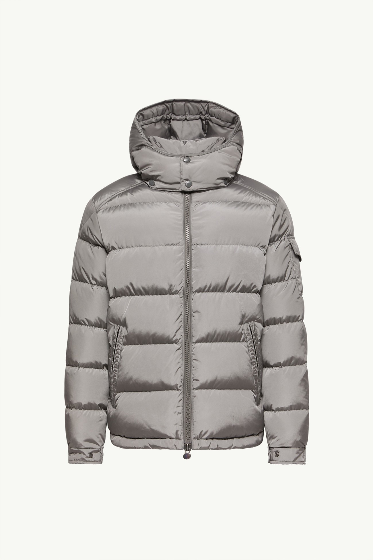 Moncler Maya Matte Short Down Jacket Men Grey Moncler 2