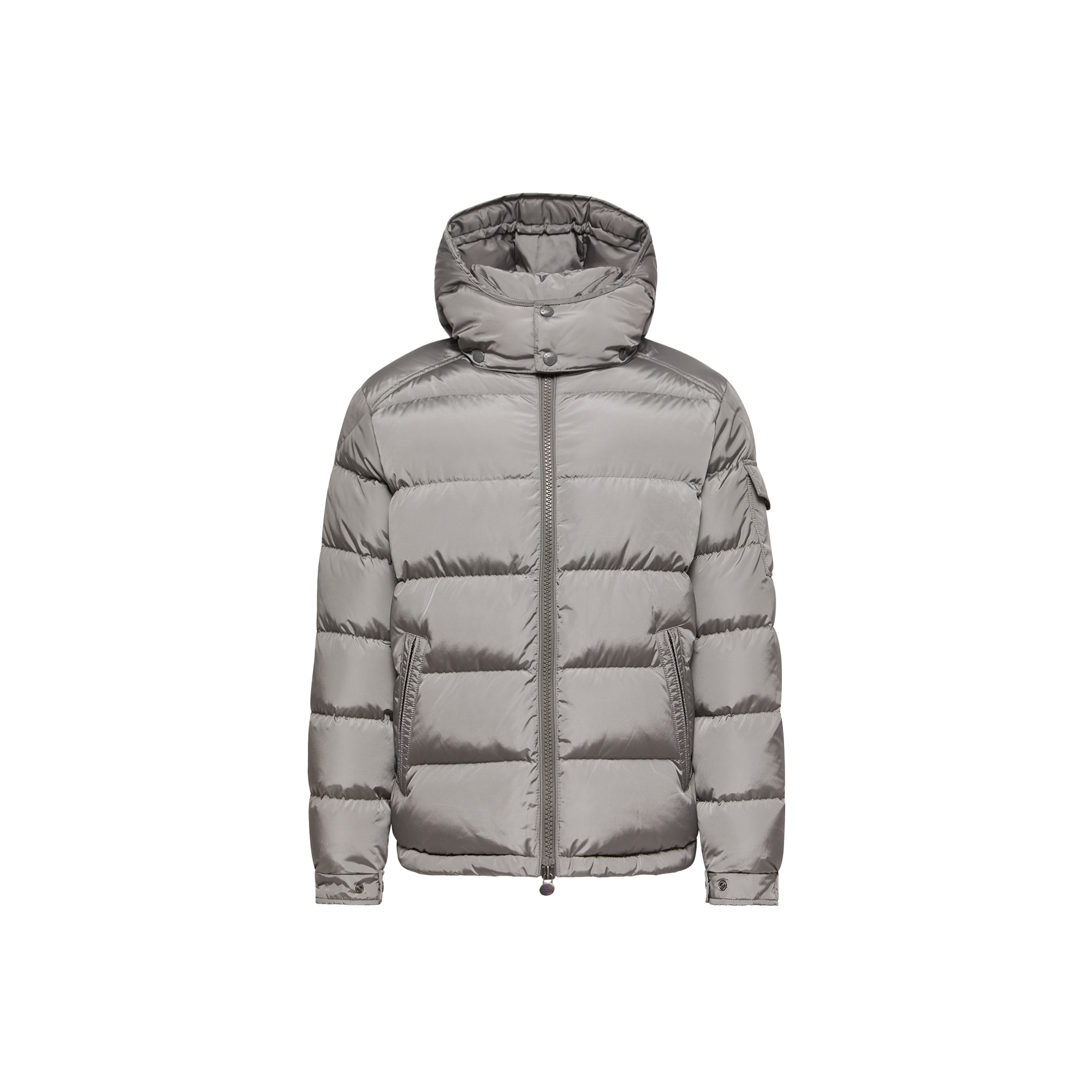 Moncler   Maya Matte Short Down Jacket for Men in Gray, Size: 42