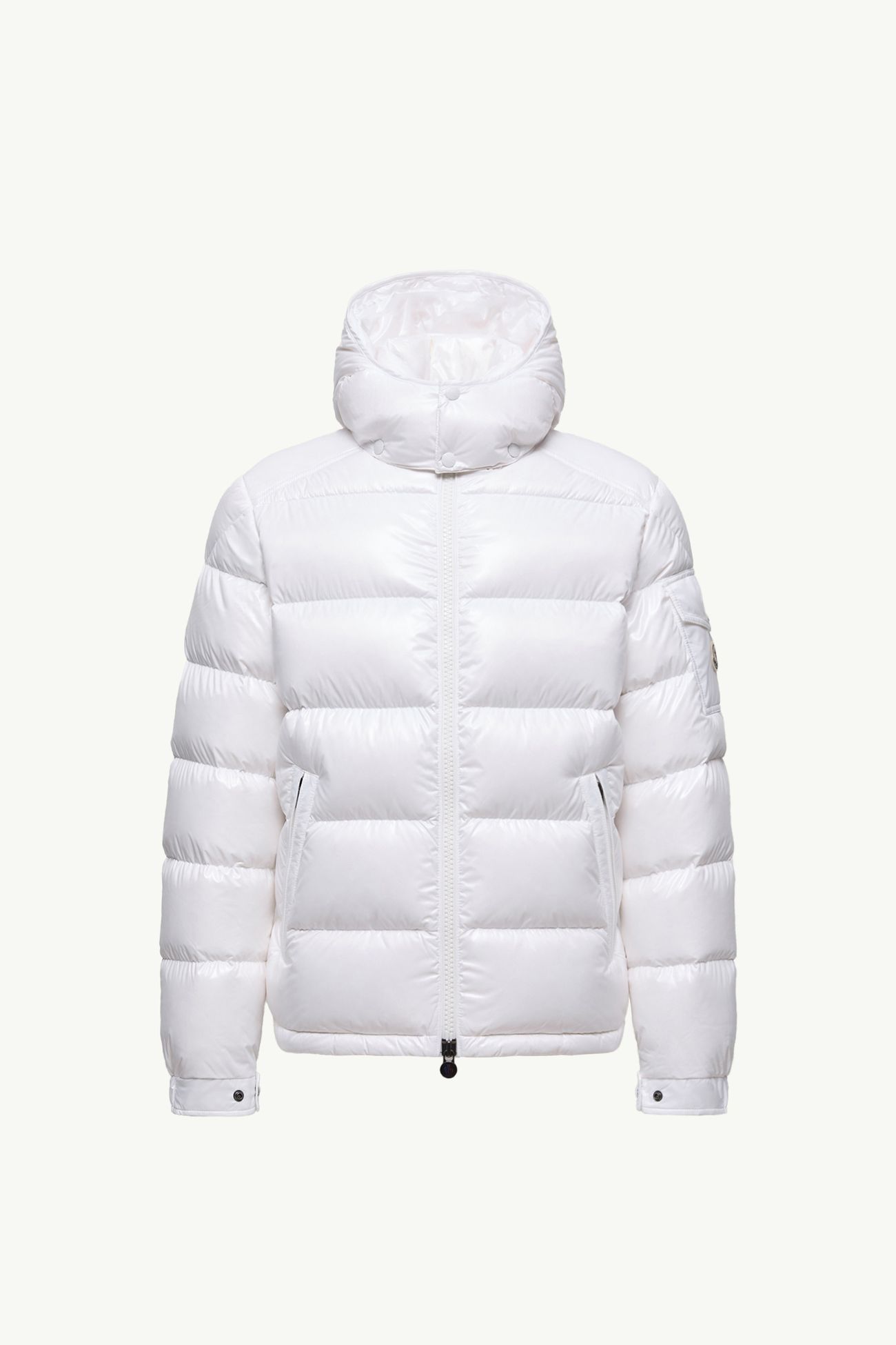 Moncler Maya 후드 쇼트 다운 재킷 남성 화이트 Moncler 2