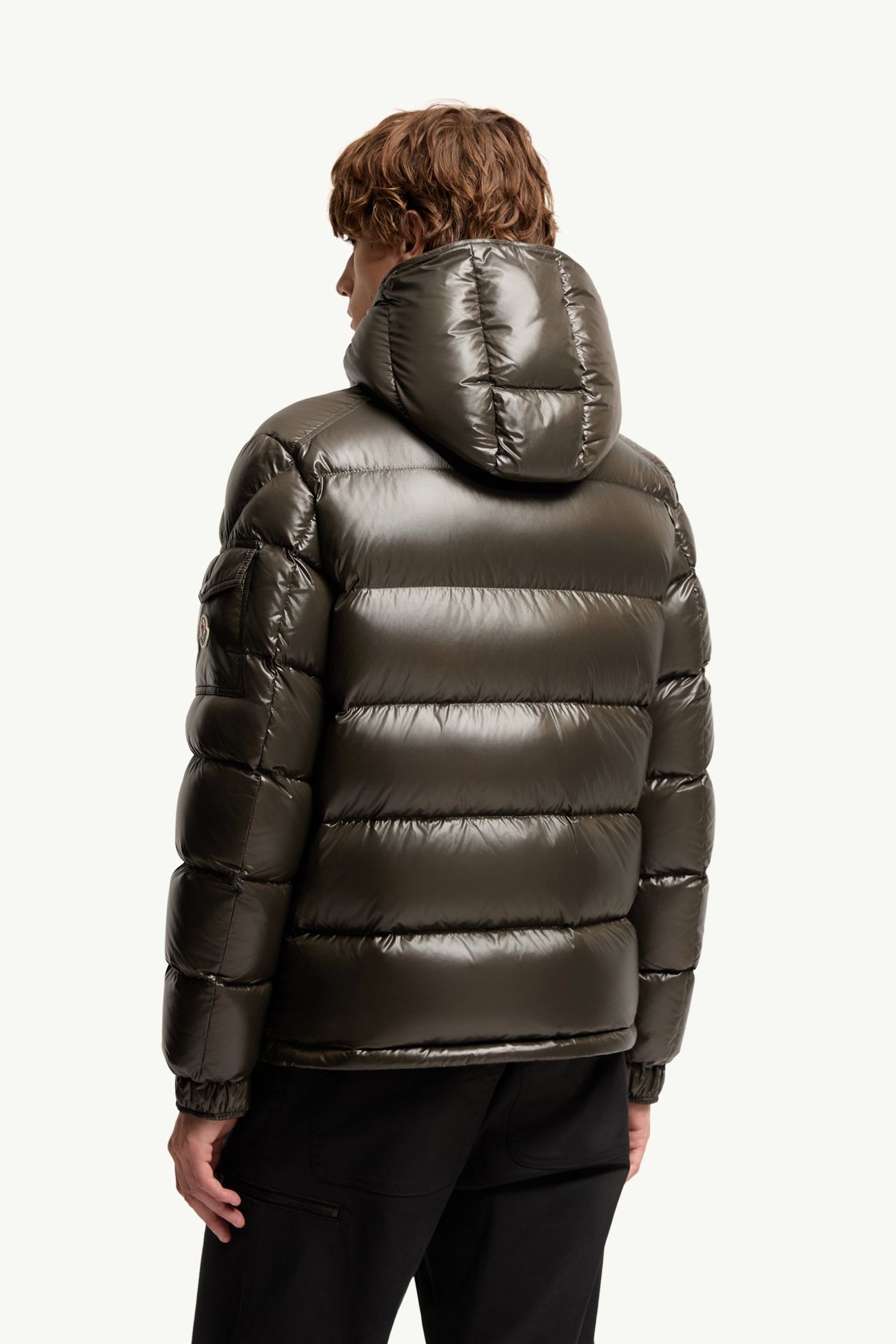 Moncler Mayaショートダウンジャケット メンズ オリーブグリーン Moncler 4