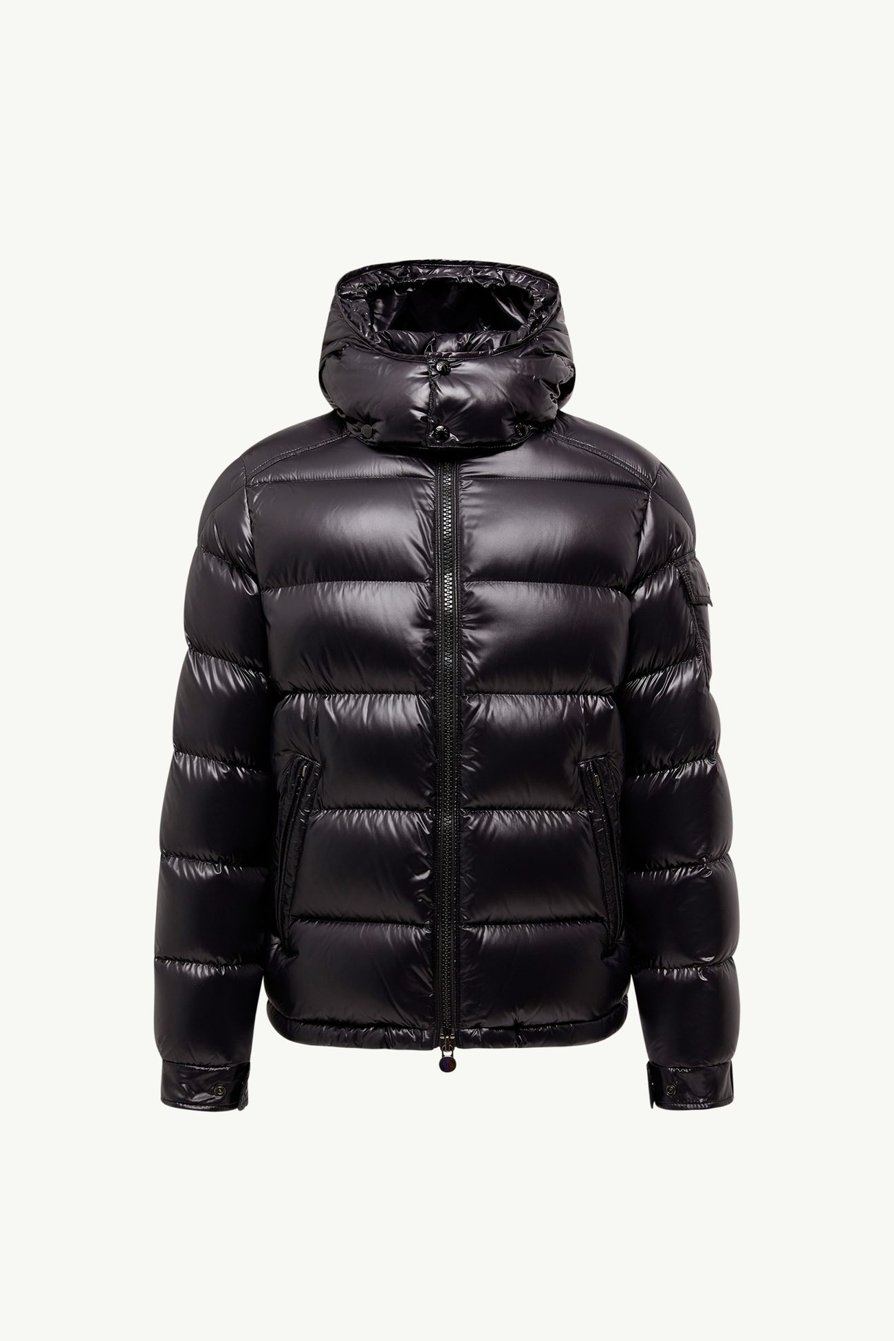 Doudoune courte à capuche Moncler Maya Hommes Noir Moncler 2