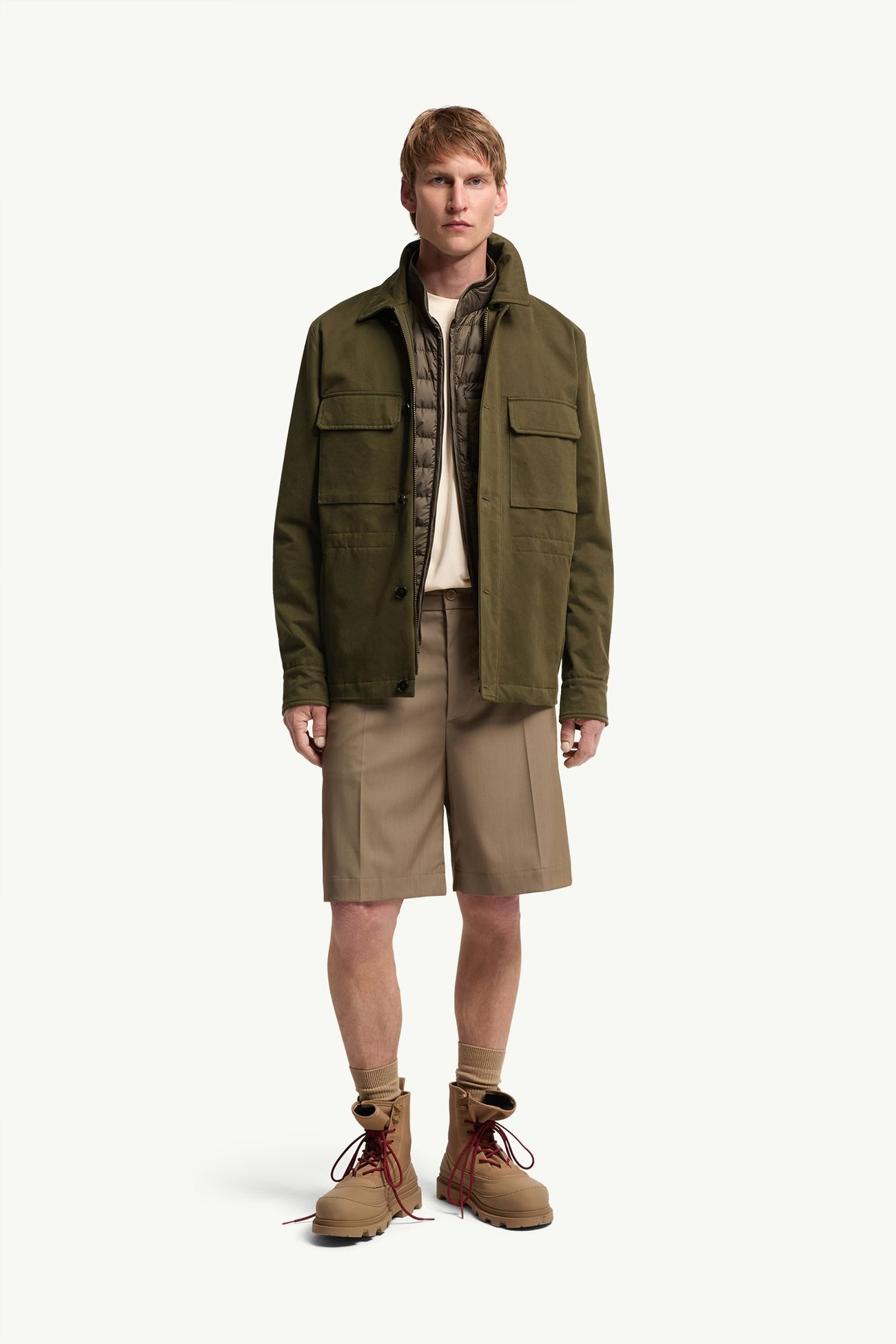Plumífero de campo 3 en 1 Thaldrik Hombre Verde Oliva Moncler 0