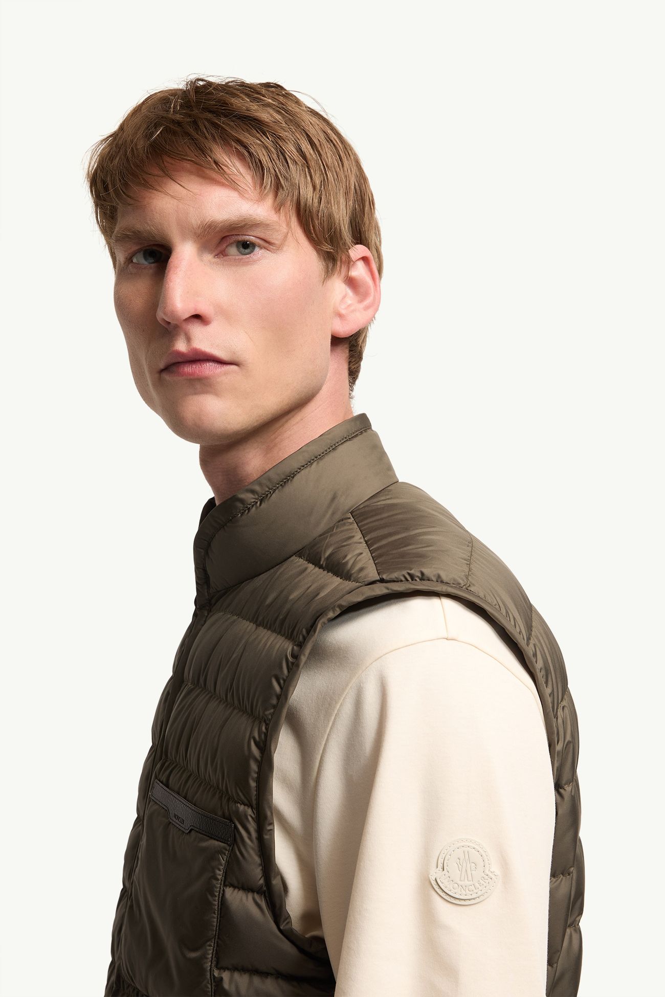 Veste militaire Thaldrik en coton Hommes Vert Olive Moncler 1