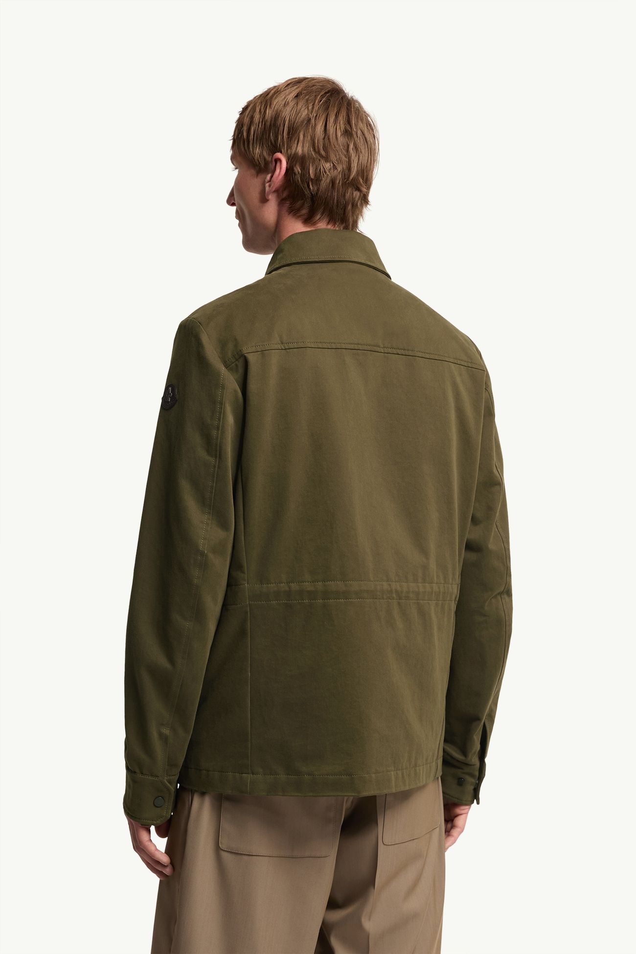 Veste militaire Thaldrik en coton Hommes Vert Olive Moncler 4