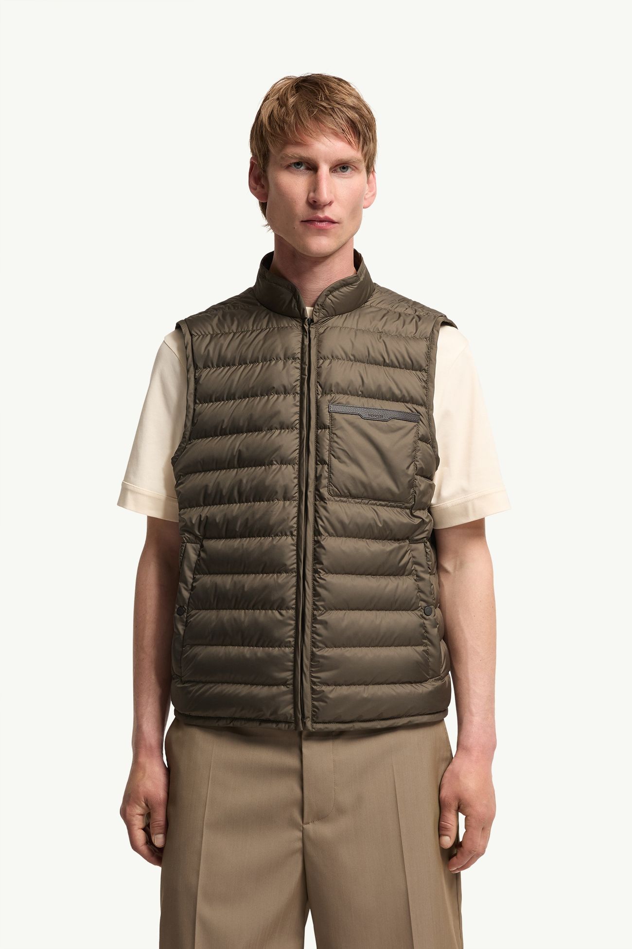 Veste militaire Thaldrik en coton Hommes Vert Olive Moncler 5
