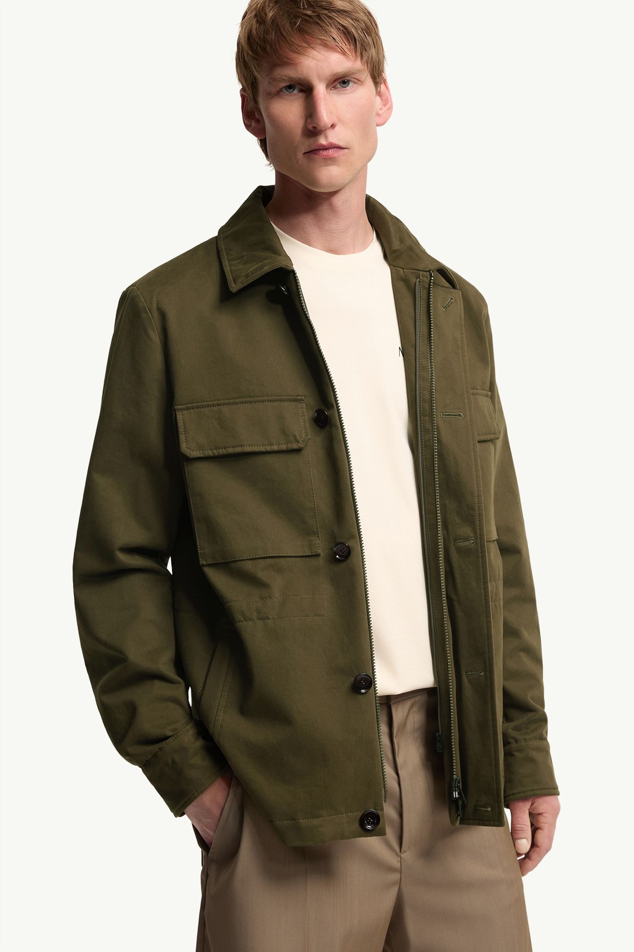 Plumífero de campo 3 en 1 Thaldrik Hombre Verde Oliva Moncler 6