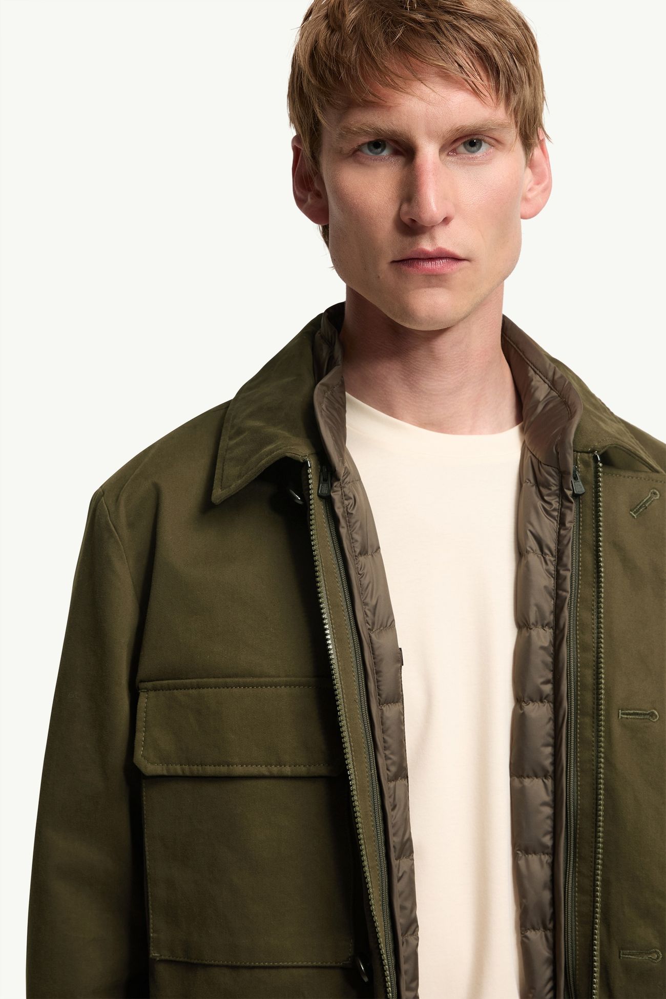Plumífero de campo 3 en 1 Thaldrik Hombre Verde Oliva Moncler 7
