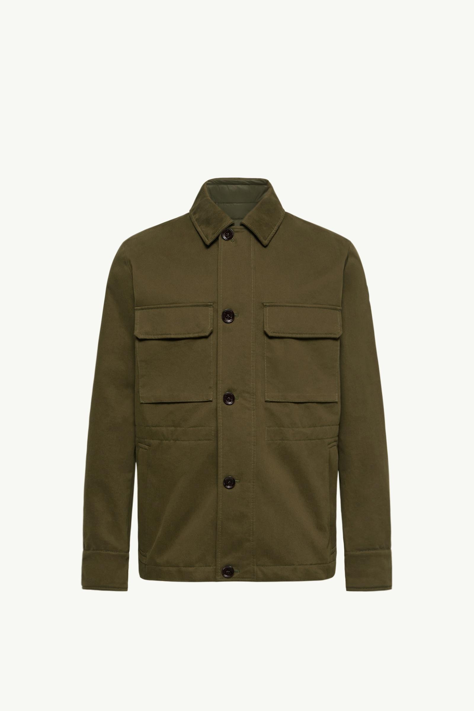 Thaldrik Cotton Field Jacket Men Olive Green Moncler, 1 of 0