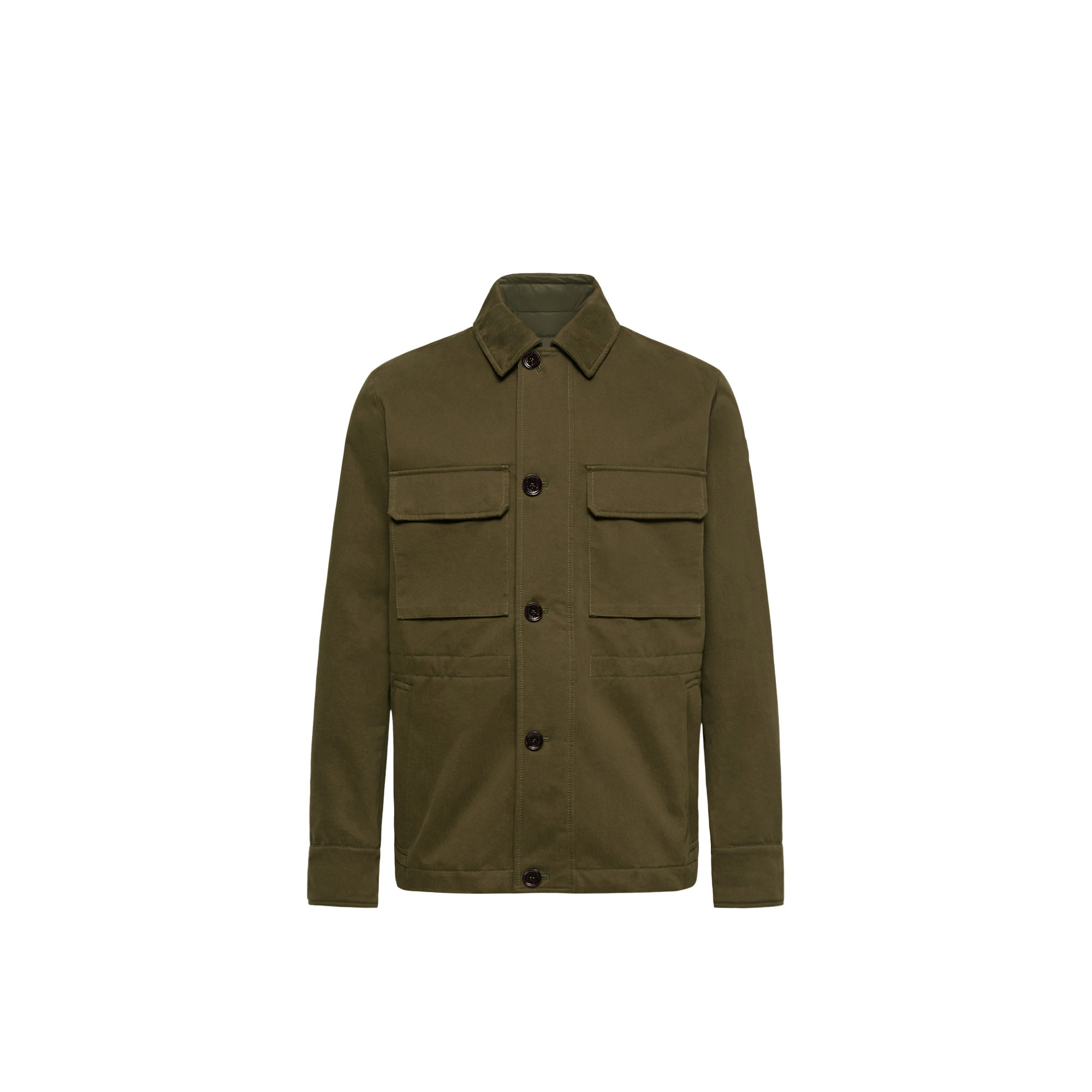 Moncler   Thaldrik Cotton Field Jacket for Men in Green, Size: 40