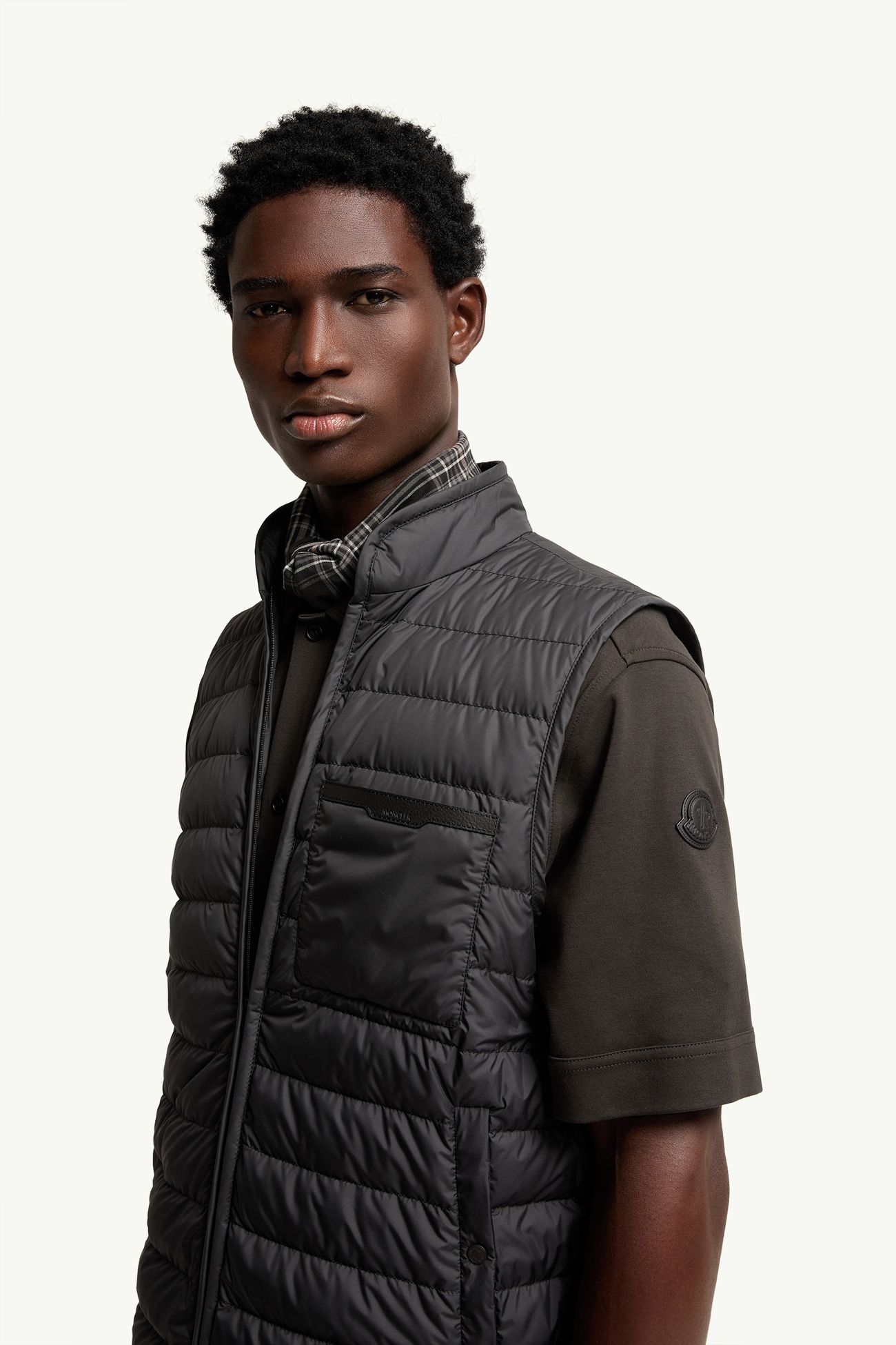 Veste militaire Thaldrik en coton Hommes Noir Moncler 1