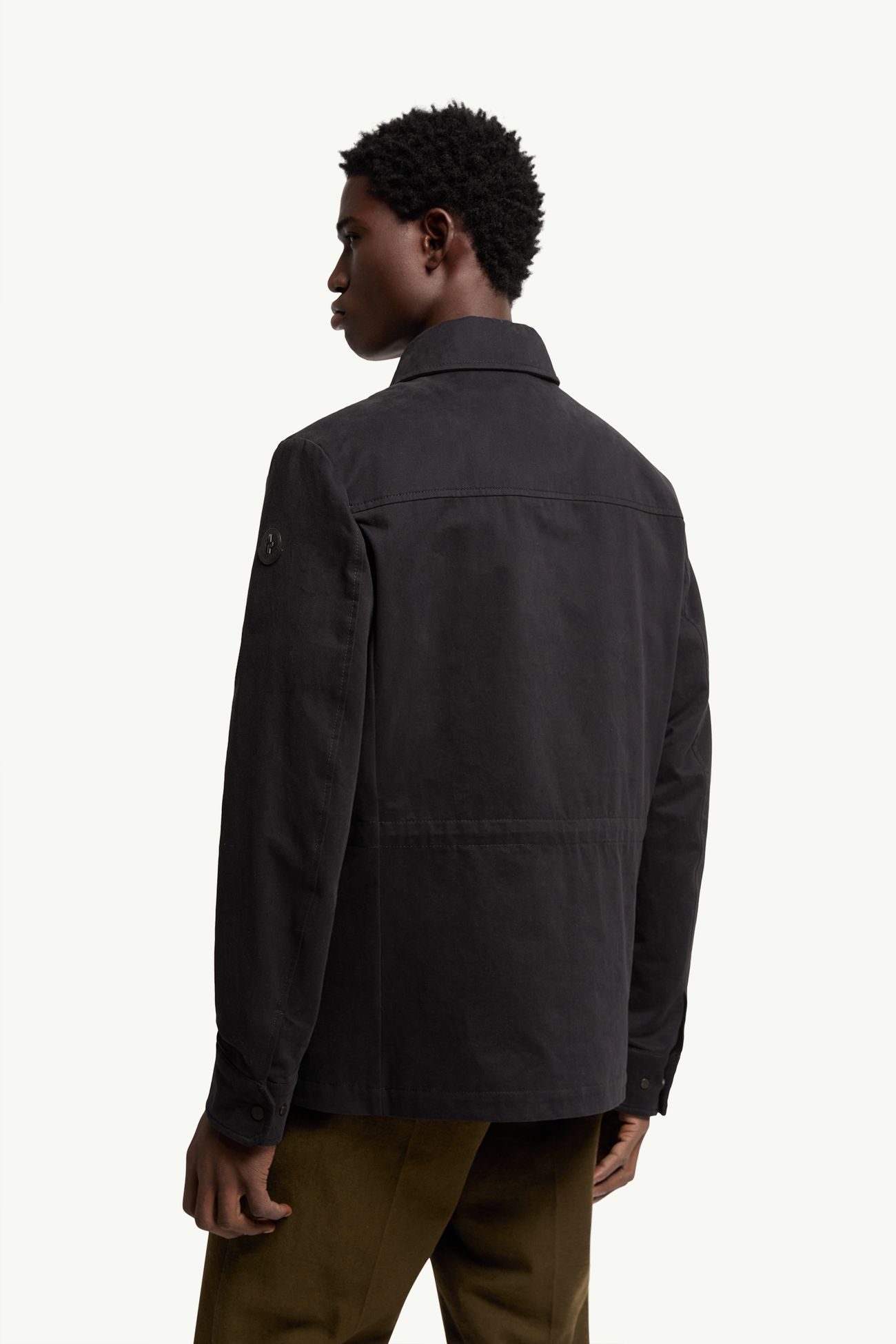 Veste militaire Thaldrik en coton Hommes Noir Moncler 4
