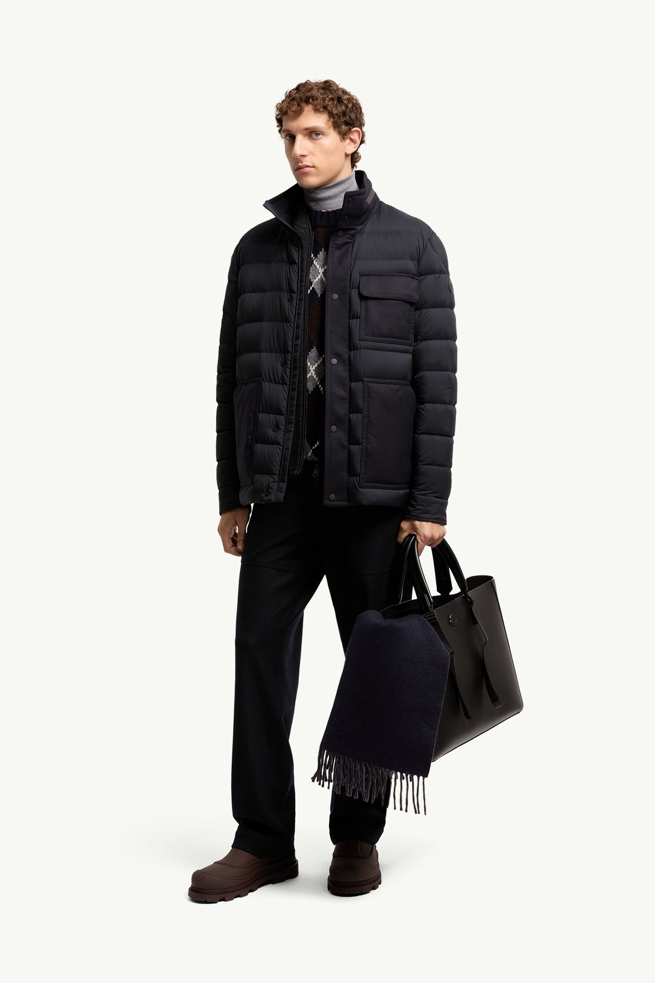 Doudoune utilitaire Bieza Hommes Bleu foncé Moncler 0
