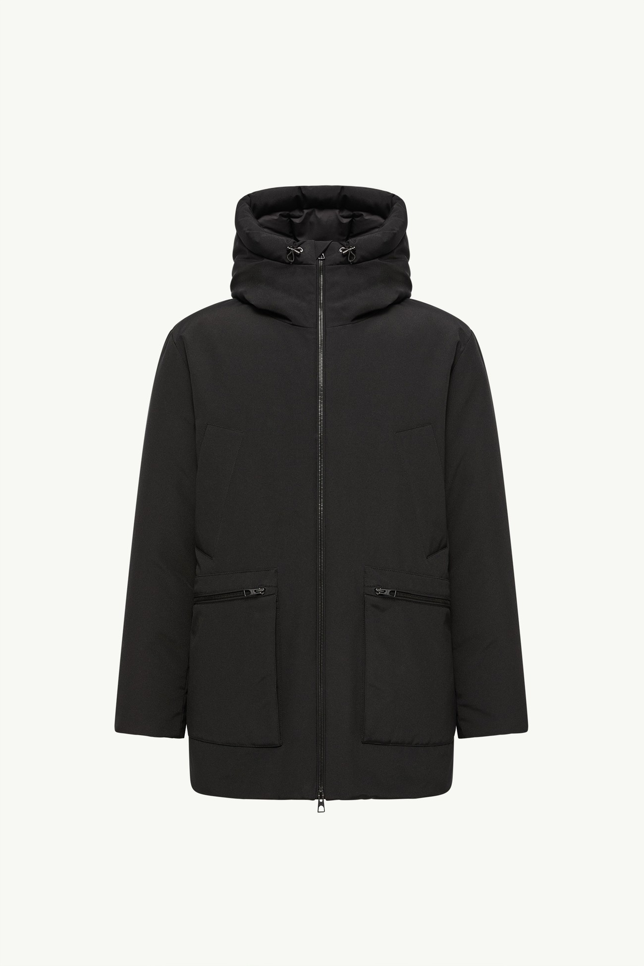 Parka mi-longue à capuche Aurino Hommes Noir Moncler 2
