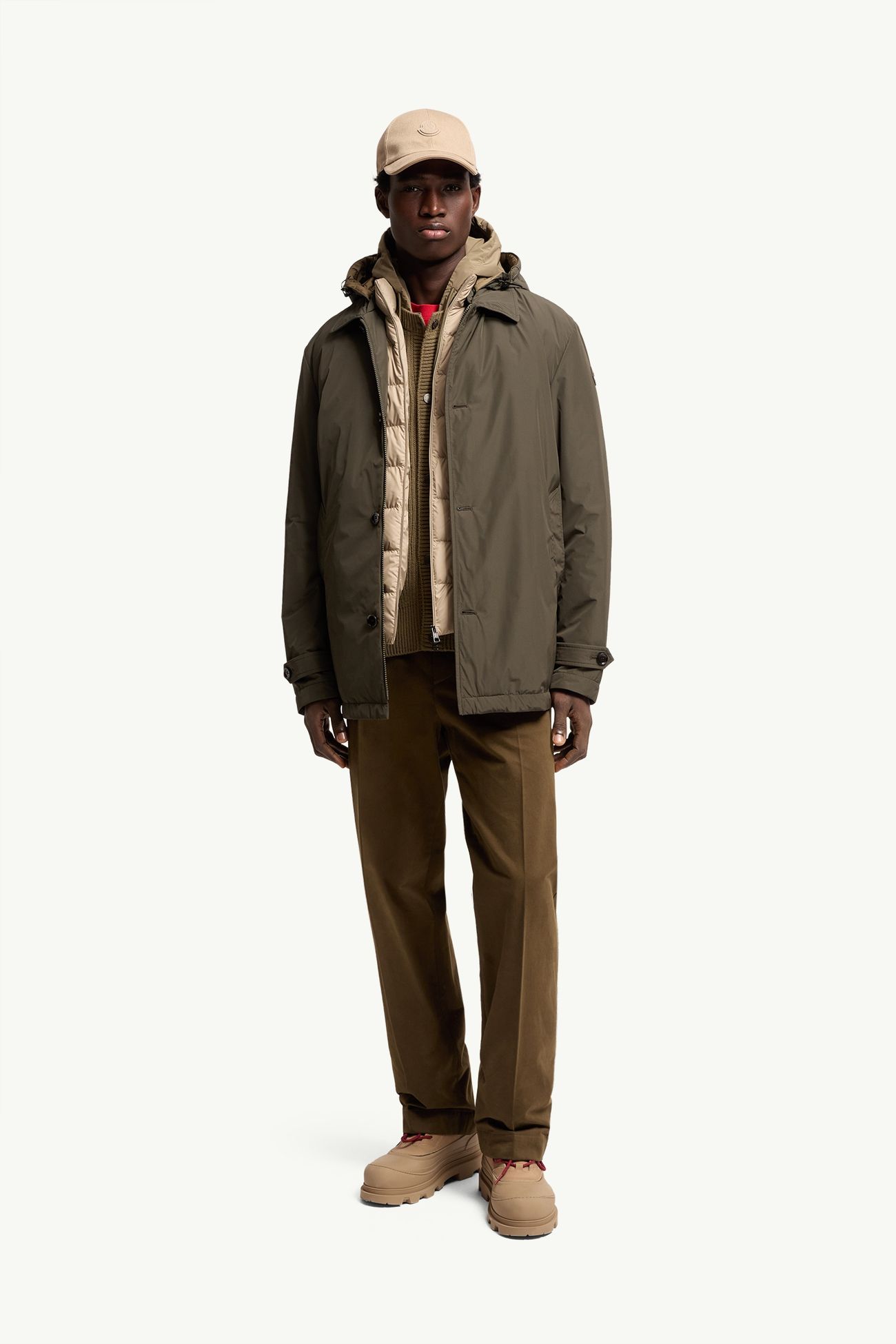Evrine パーカー メンズ オリーブグリーン Moncler 0