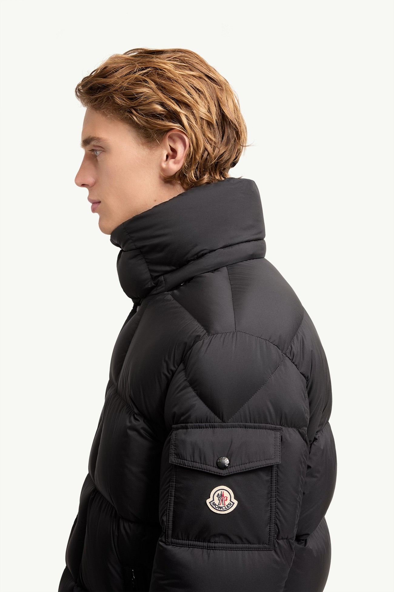 Piumino lungo Hanoverian con cappuccio Uomo Nero Moncler 1