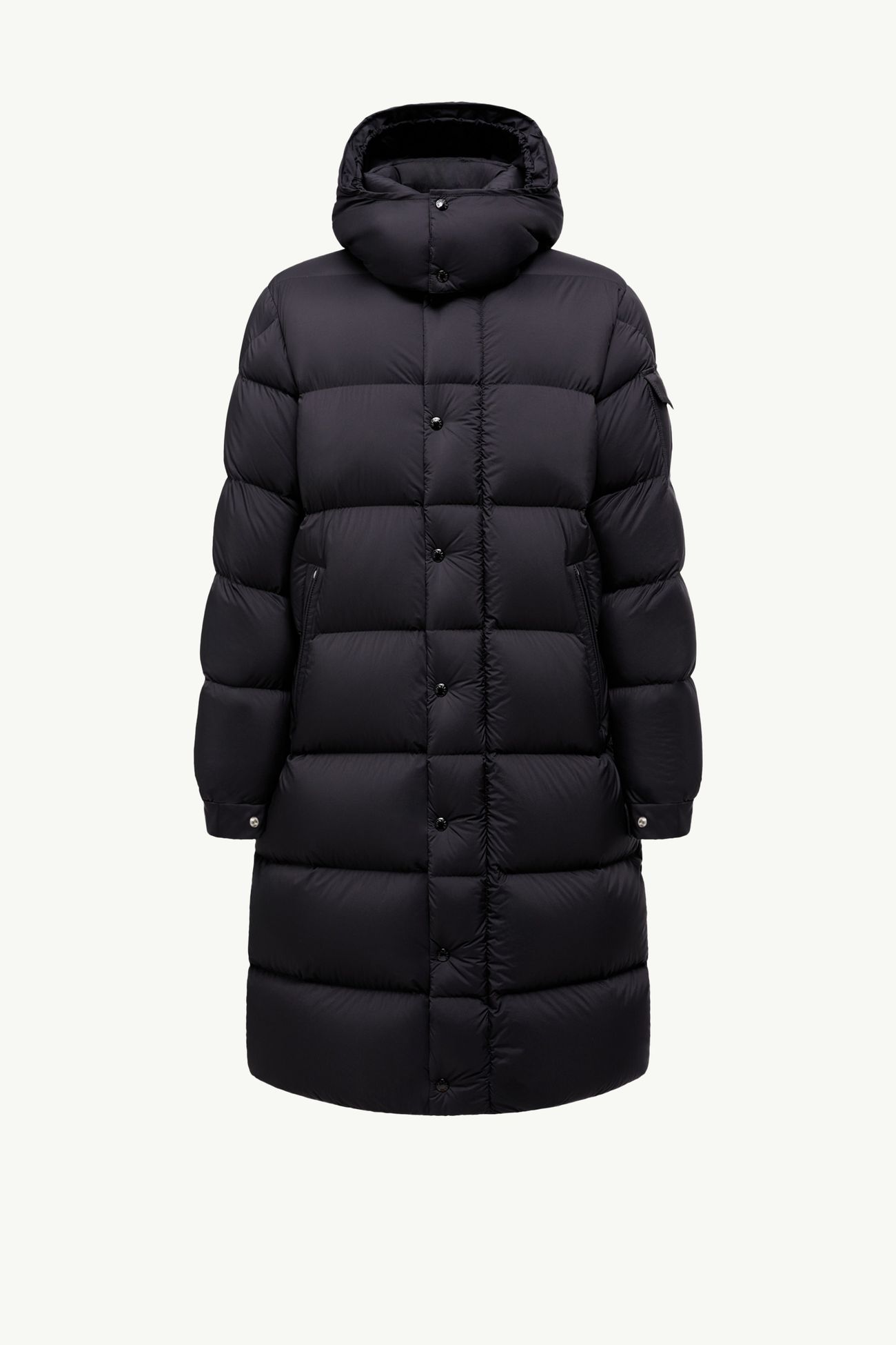 Hanoverian Hooded Long Down Jacket Men Black Moncler 2