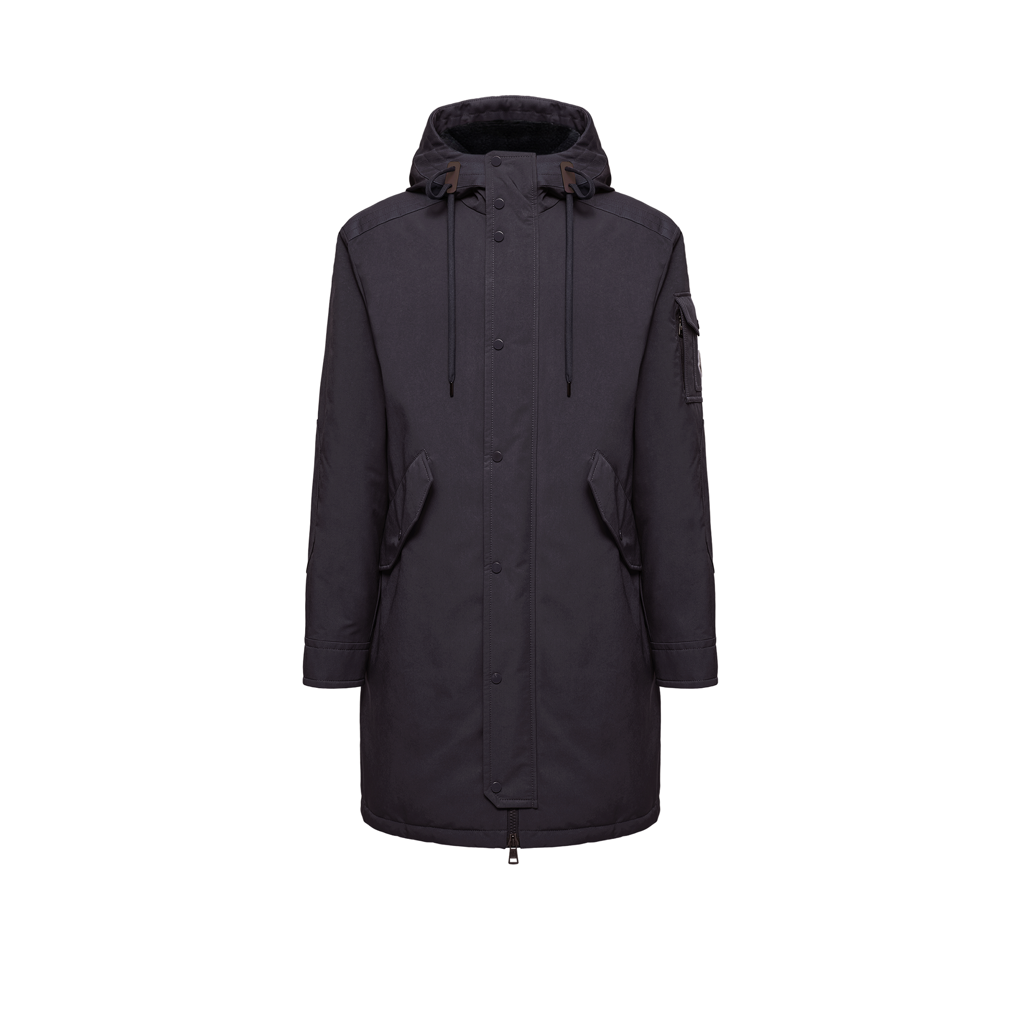 Moncler Nahan Hooded Long Down Parka Men da Size: 4