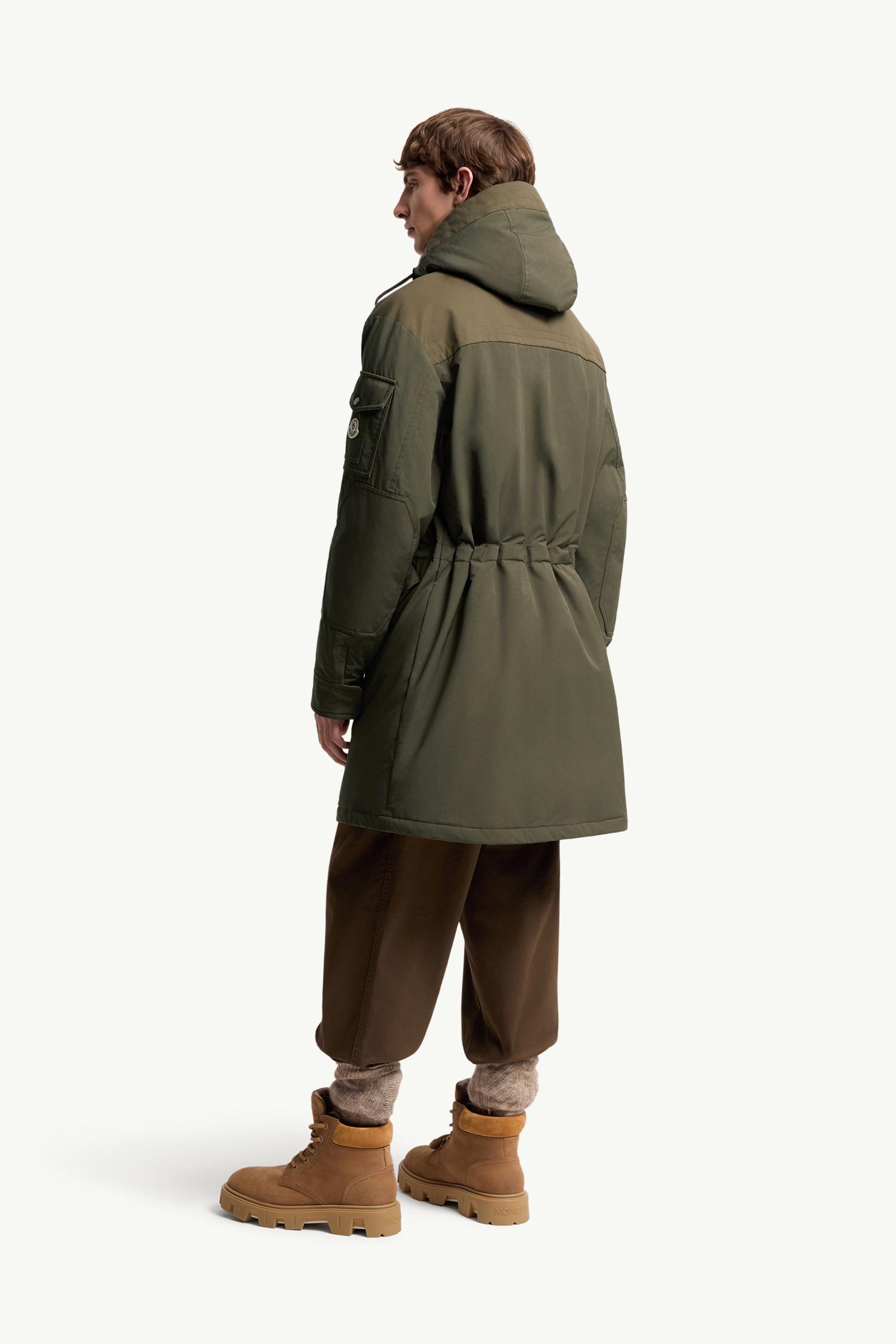 SEEALL　DOWN MONSTER PARKA（MOSS） Olive Green Nahan Hooded Long Down Parka - Long Down Jackets for