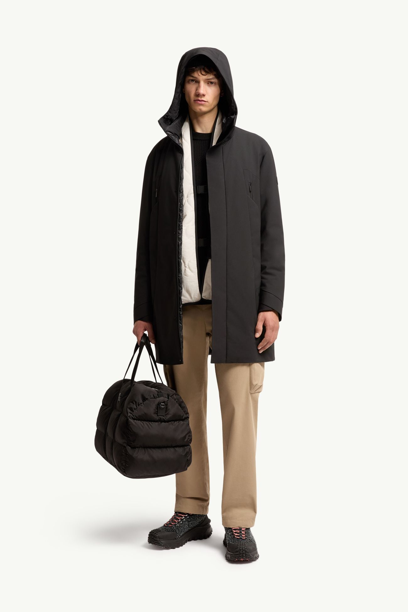 Vexin Long Parka Men Black Moncler 0